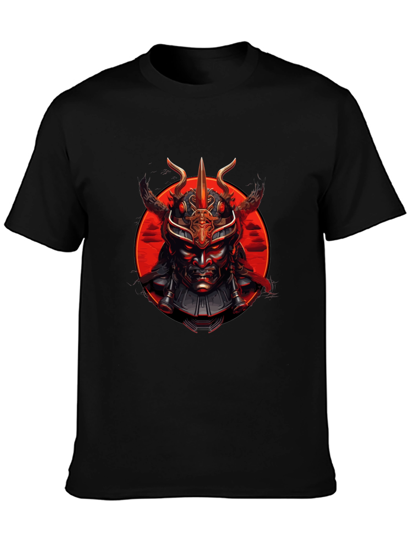 Samurai Warrior Graphic Tee - Bold Statement Shirt