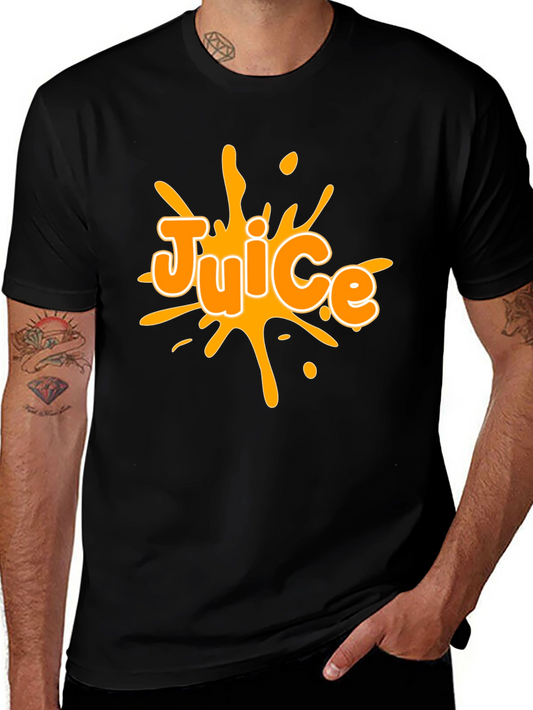 Juice Graphic Black T-Shirt