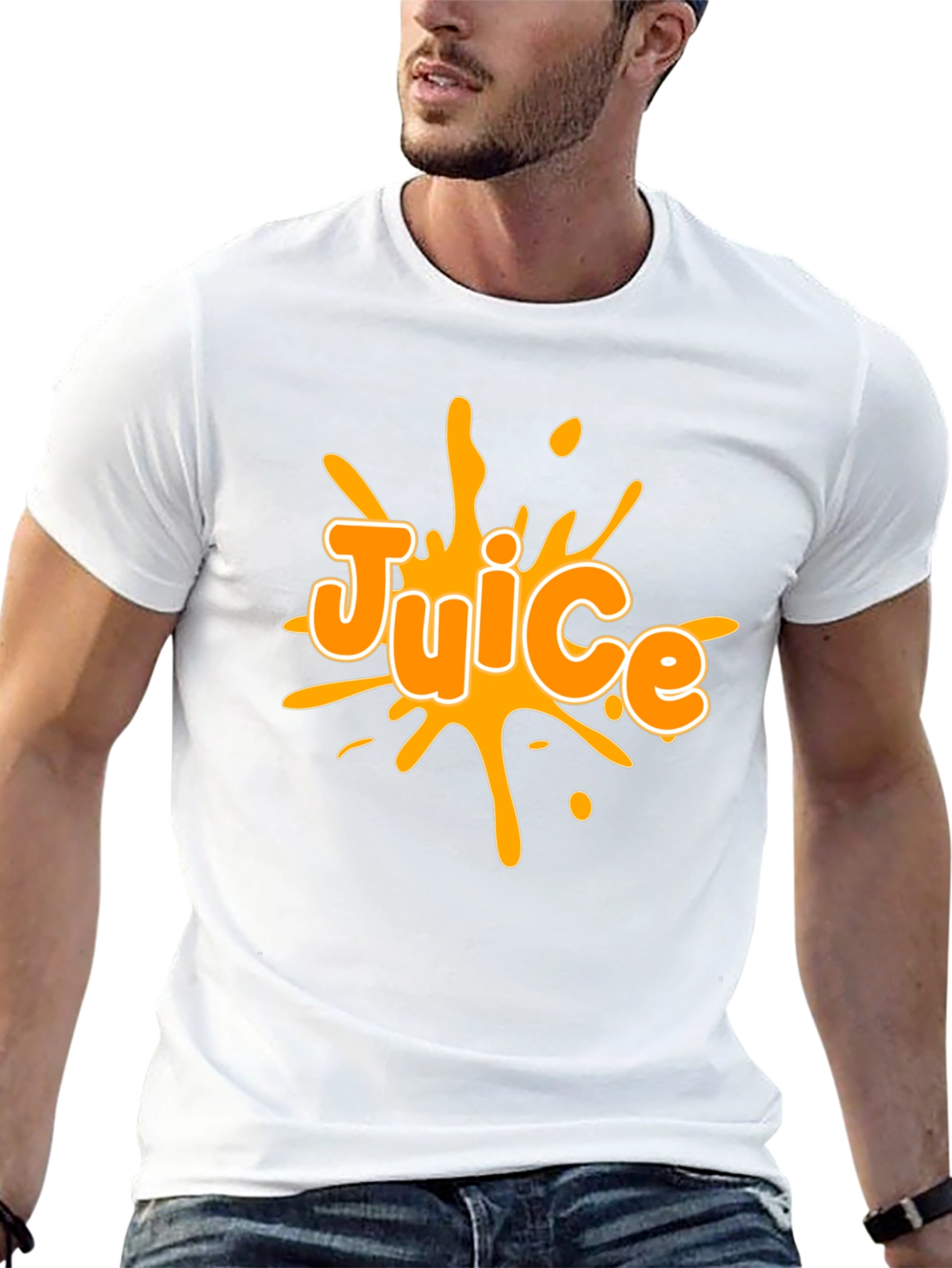 Juice Graphic Black T-Shirt