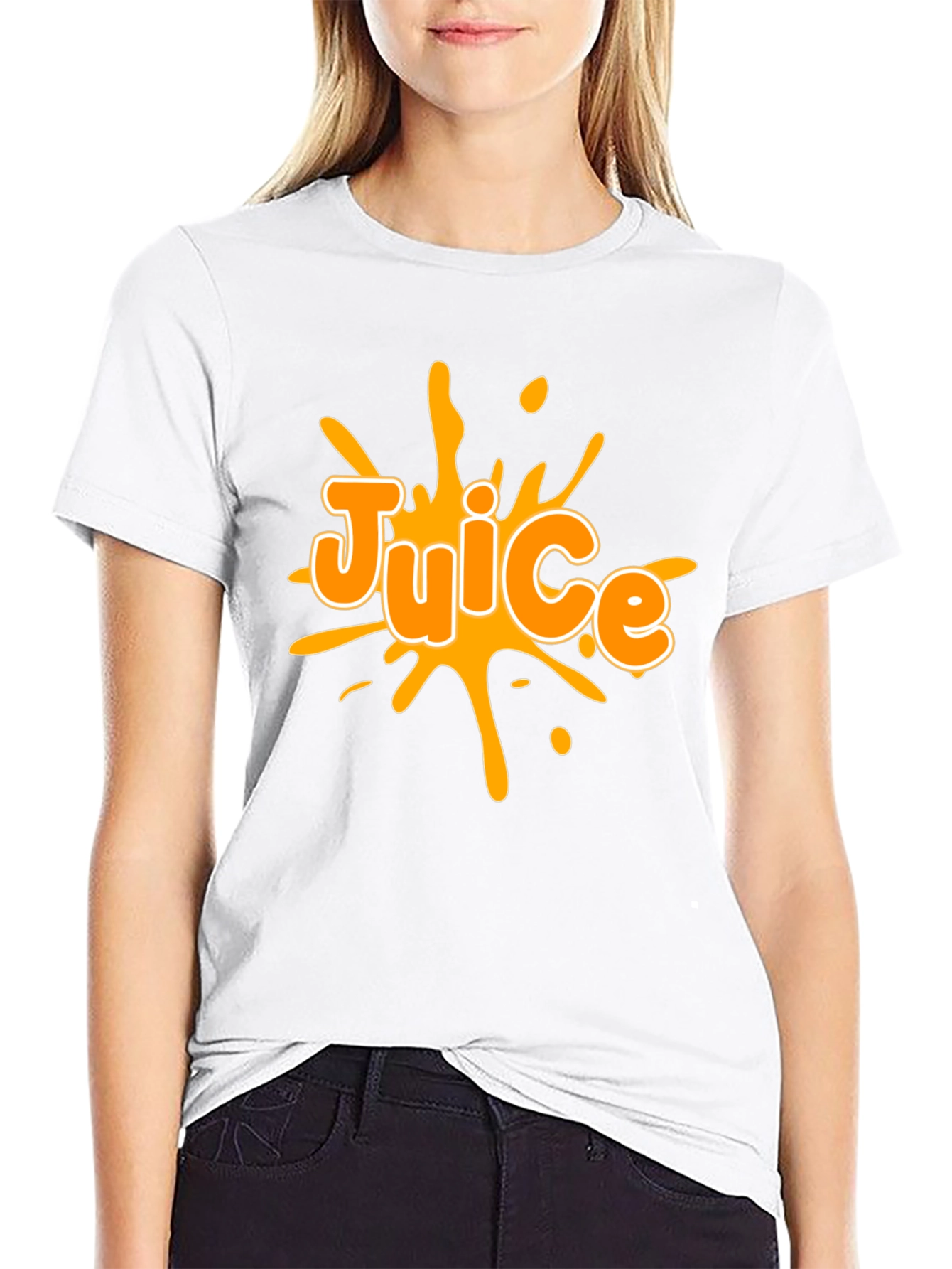 Juice Graphic Black T-Shirt