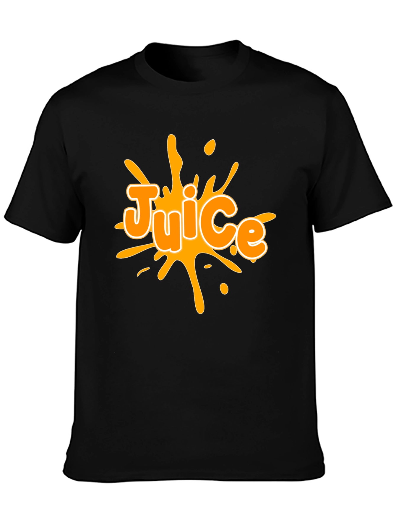 Juice Graphic Black T-Shirt