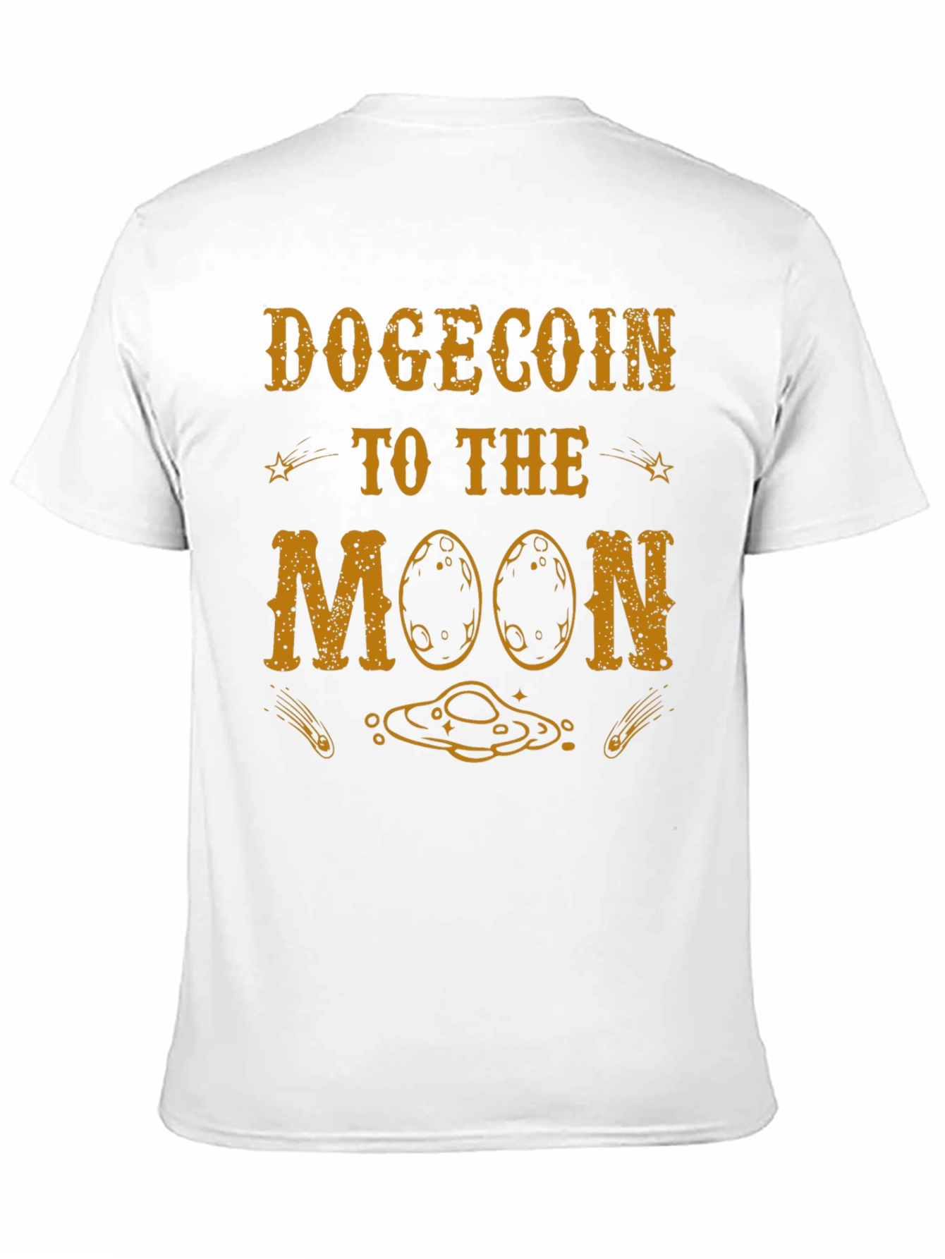 Dogecoin to the Moon Graphic Tee