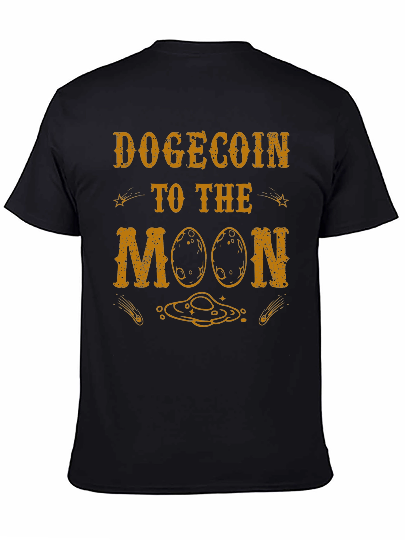 Dogecoin to the Moon Graphic Tee