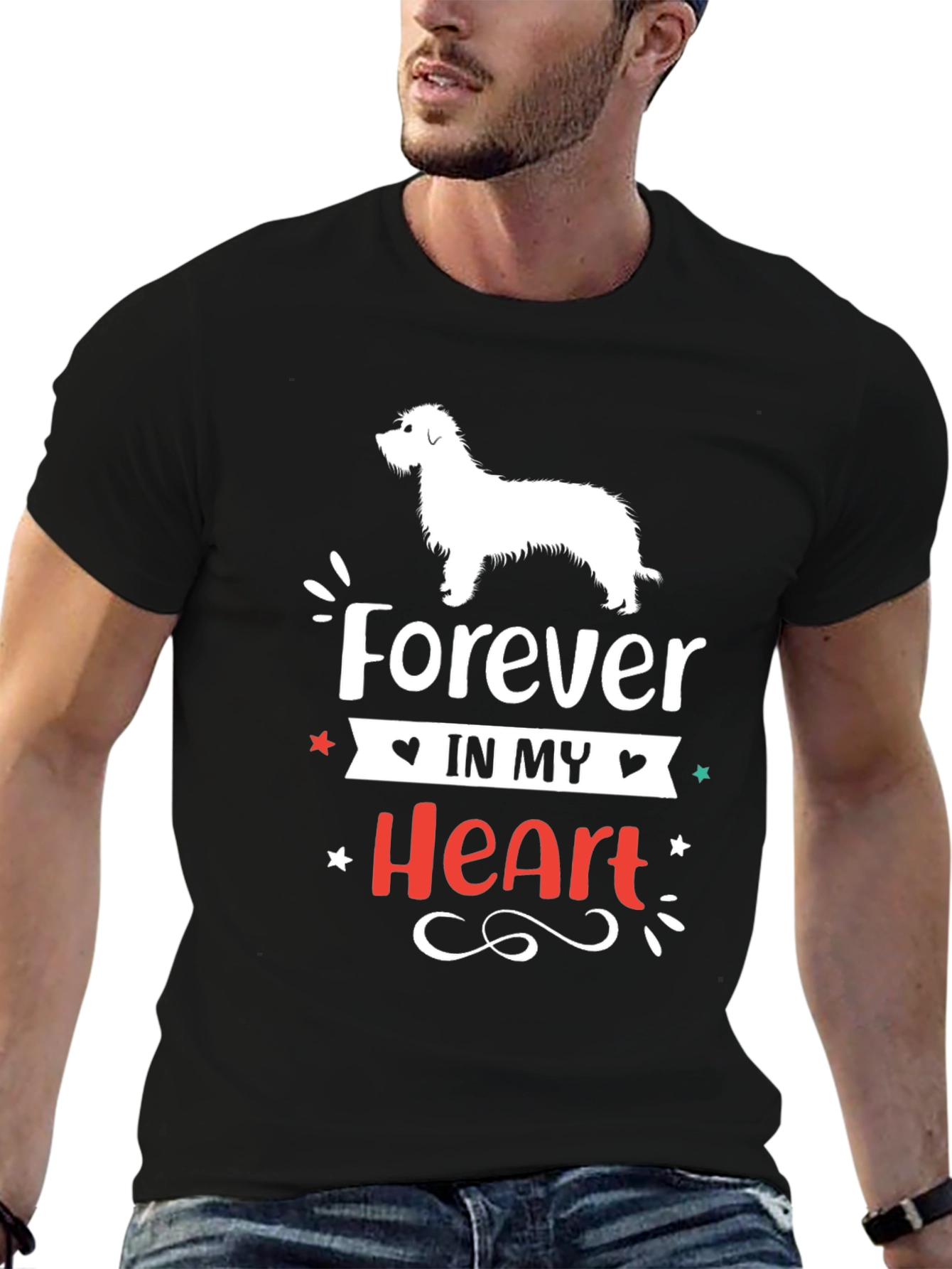 Forever In My Heart Dog Graphic Tee