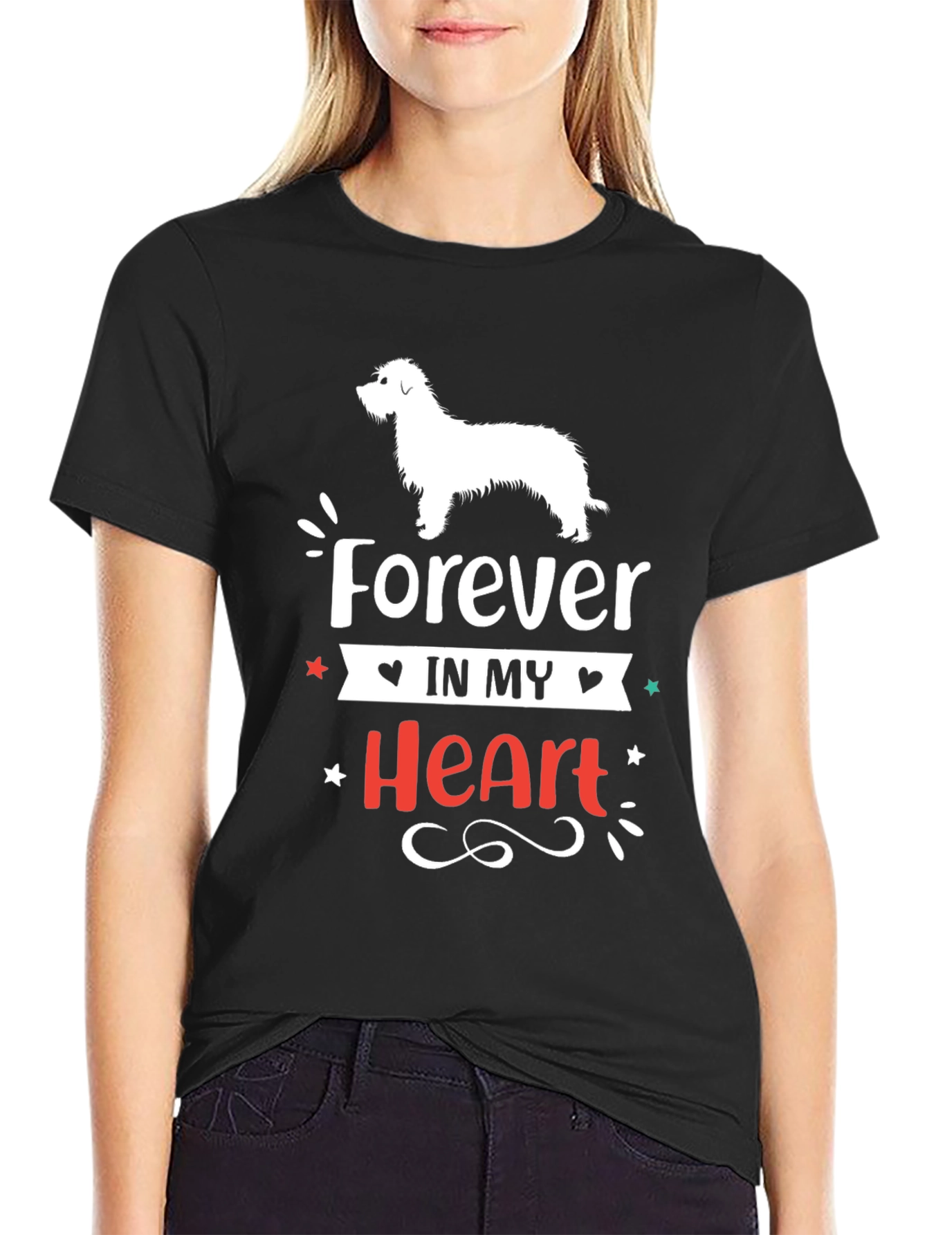 Forever In My Heart Dog Graphic Tee