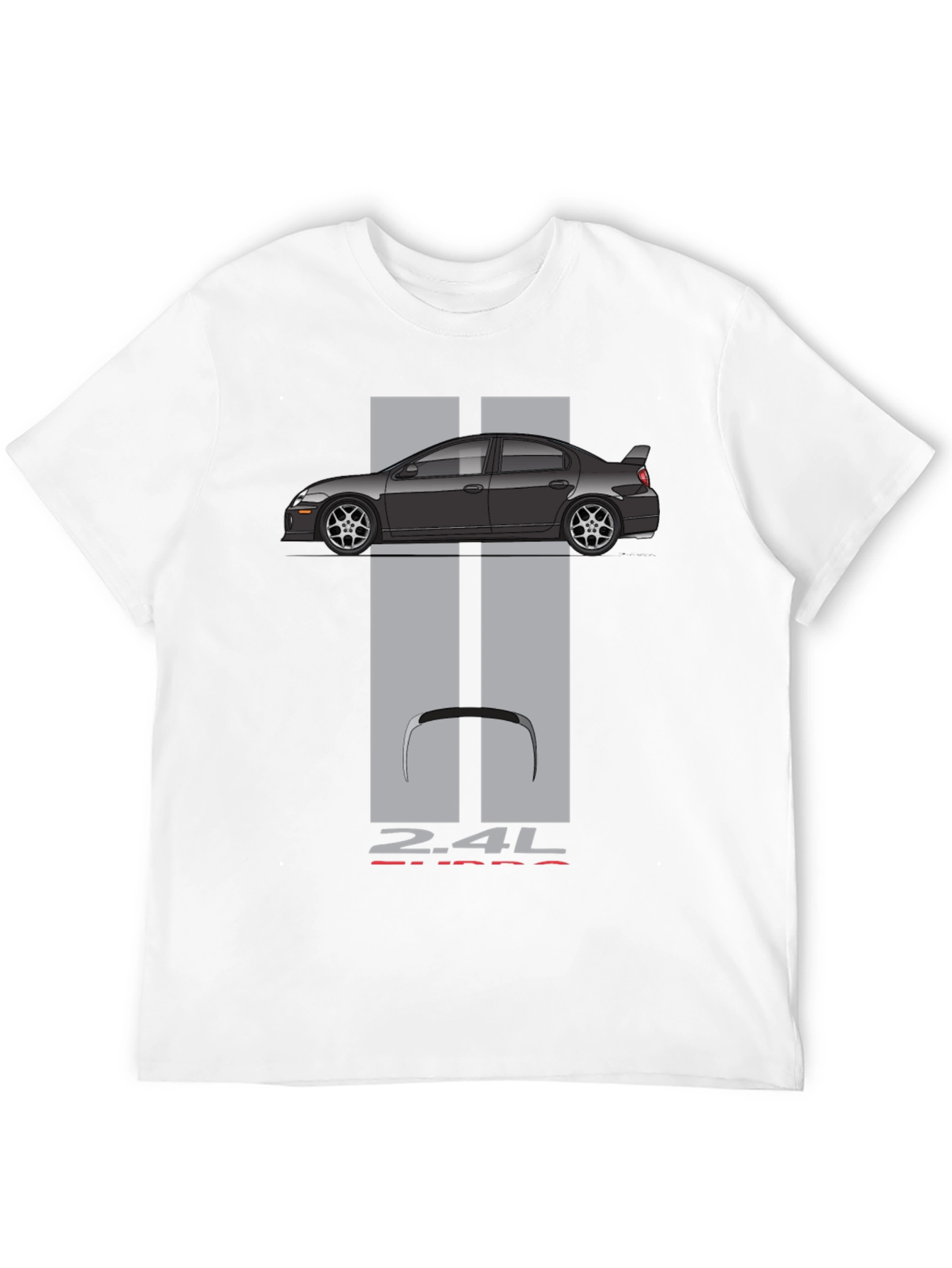 2.4L Turbo Car Graphic Tee - Automotive Enthusiast