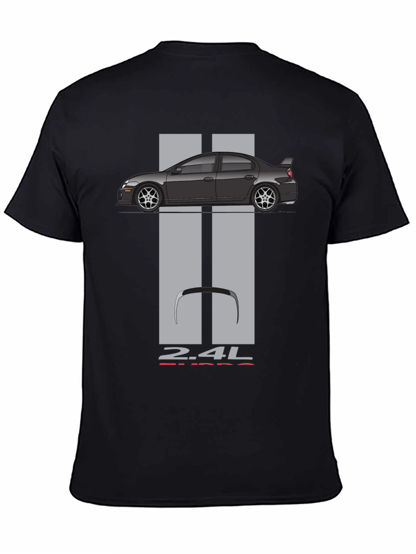 2.4L Turbo Car Graphic Tee - Automotive Enthusiast