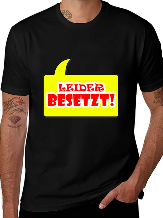 Leider Besetzt! Graphic Tee - Black