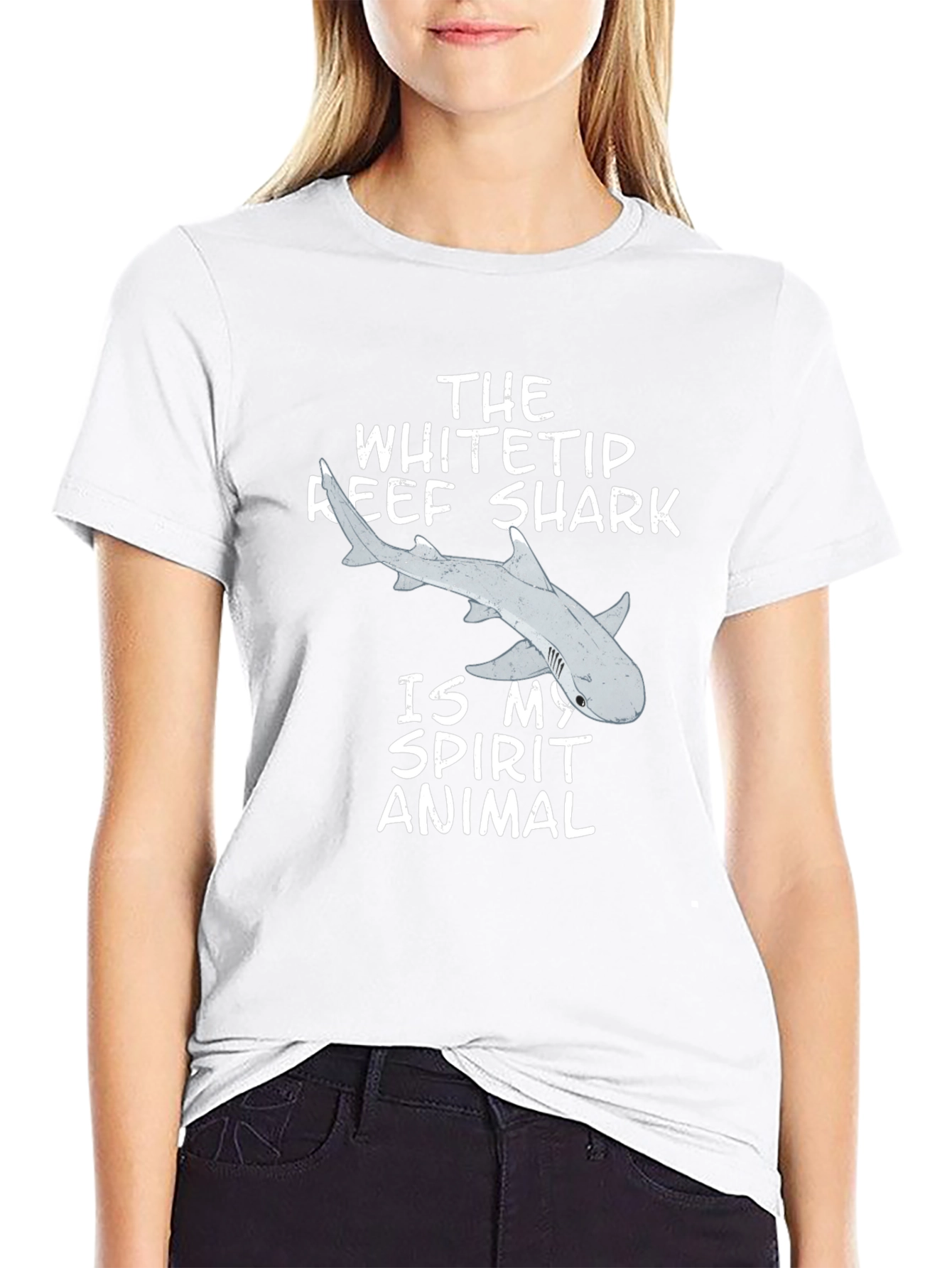 Whitetip Reef Shark Spirit Animal Tee