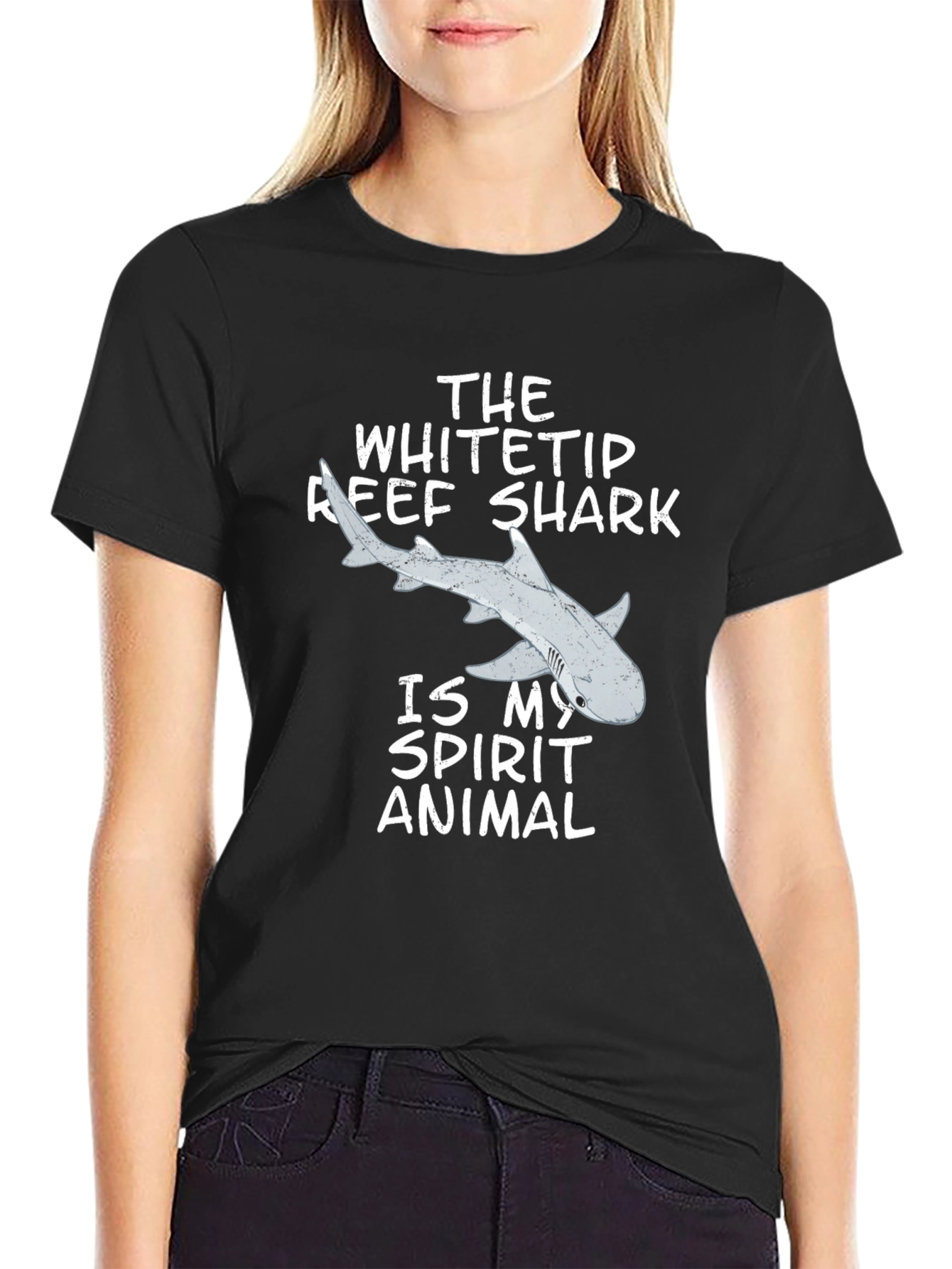 Whitetip Reef Shark Spirit Animal Tee