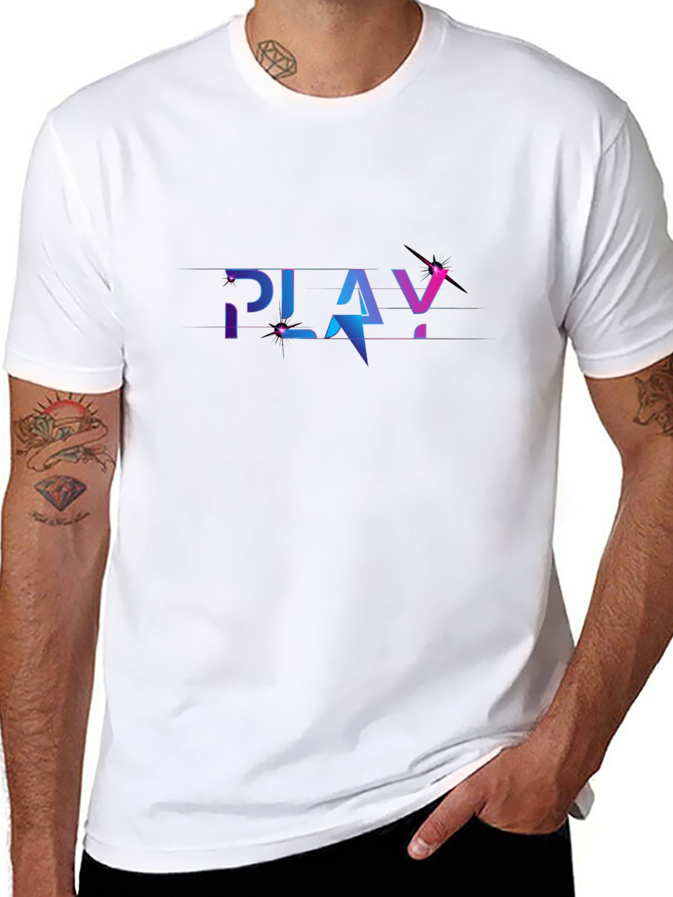 Play Graphic Black T-Shirt