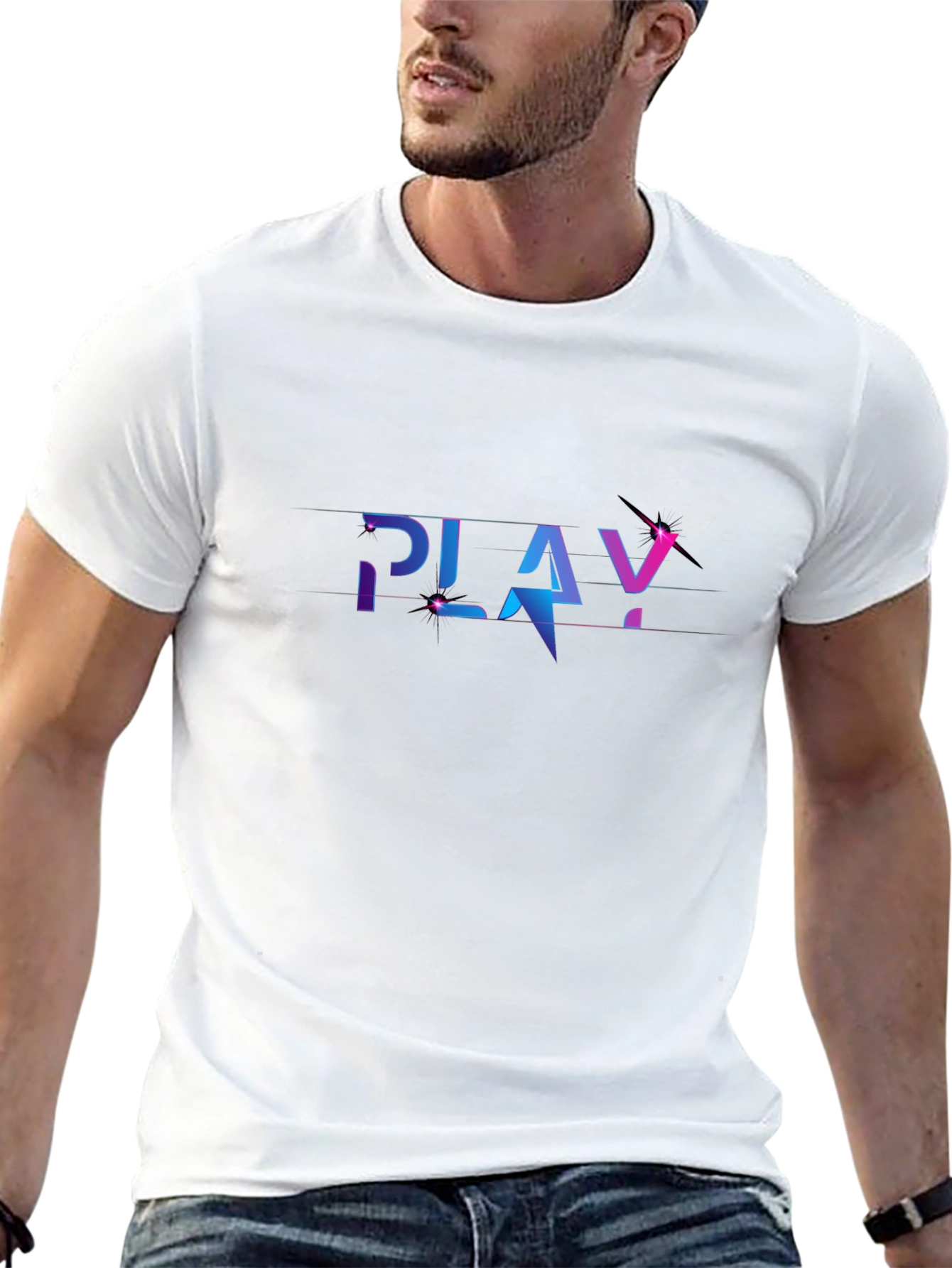 Play Graphic Black T-Shirt