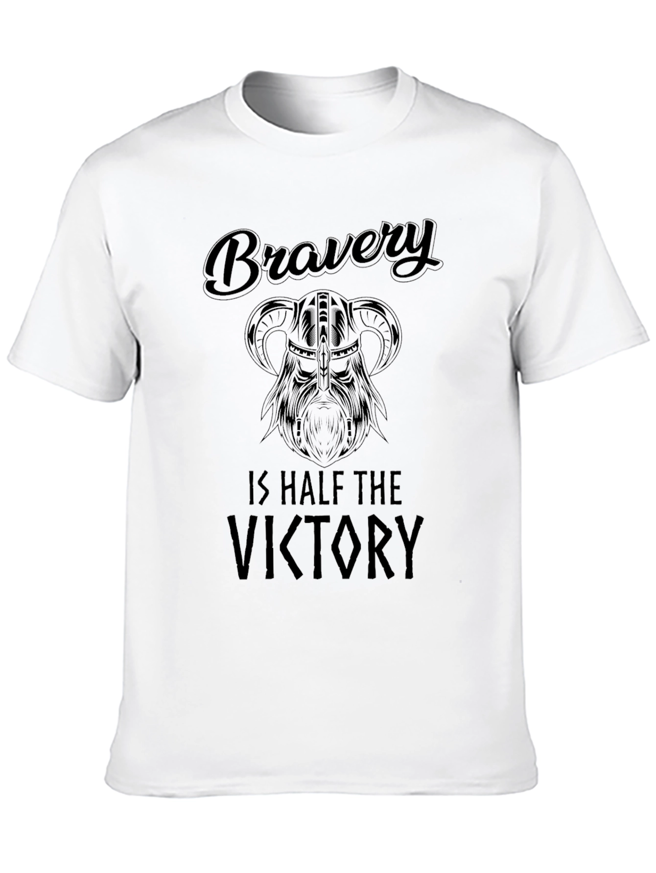 Bravery Viking Graphic T-Shirt