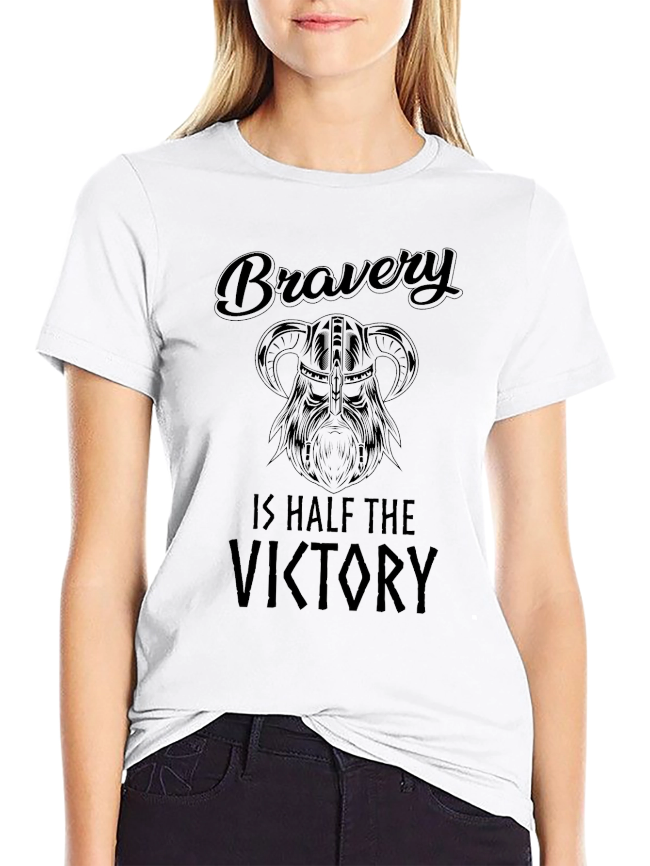 Bravery Viking Graphic T-Shirt