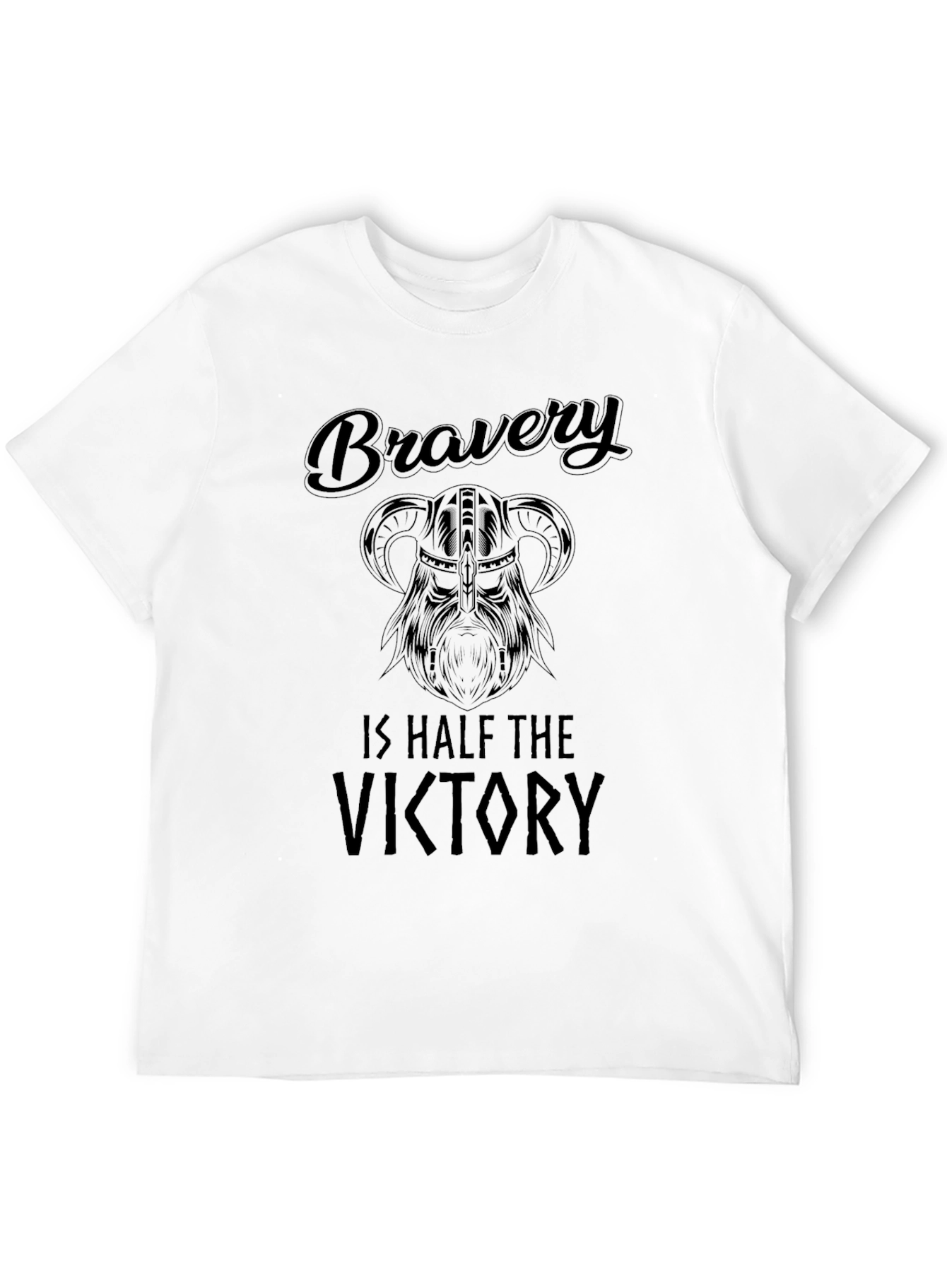 Bravery Viking Graphic T-Shirt