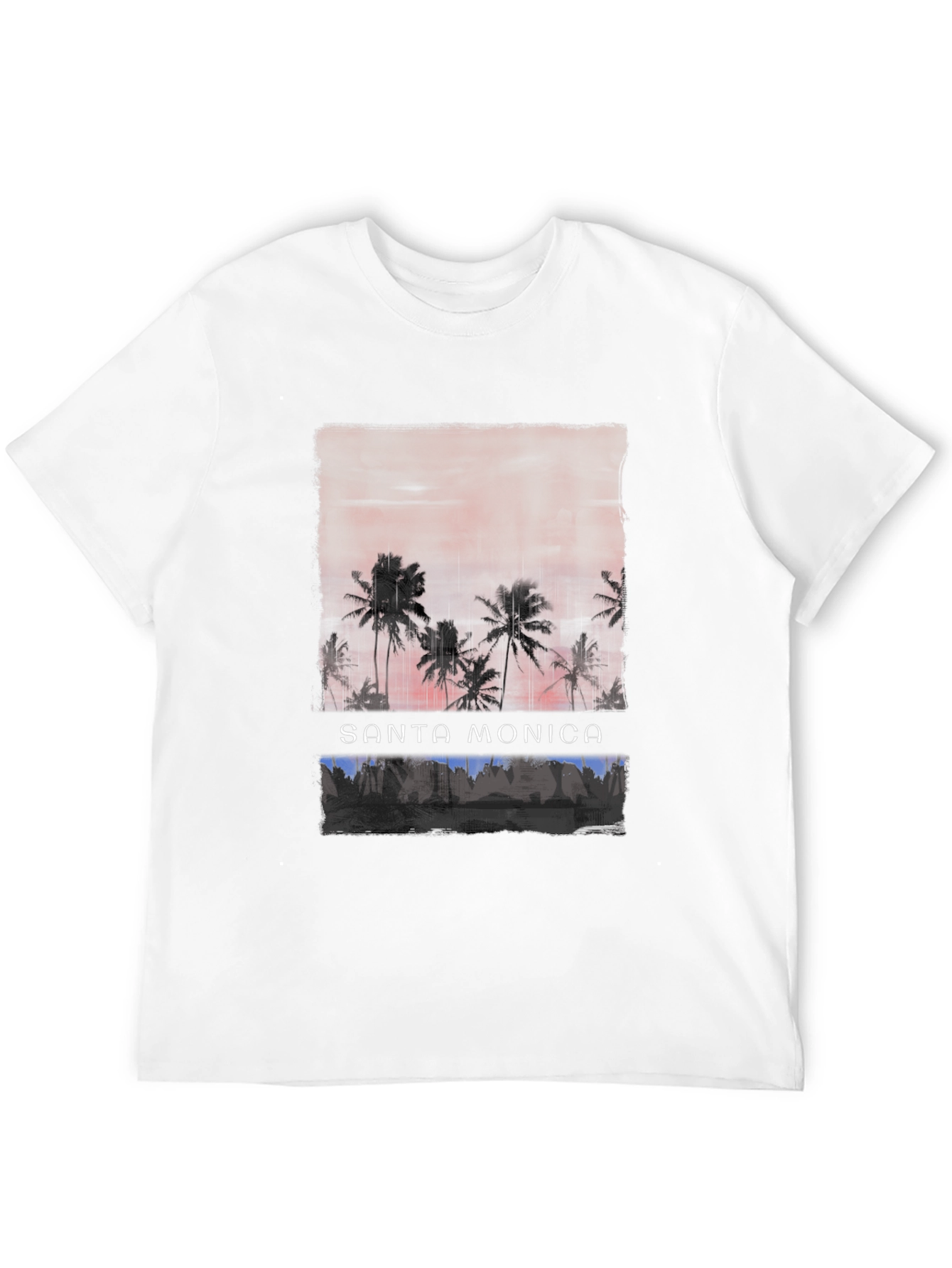 Santa Monica Palm Tree Graphic Tee