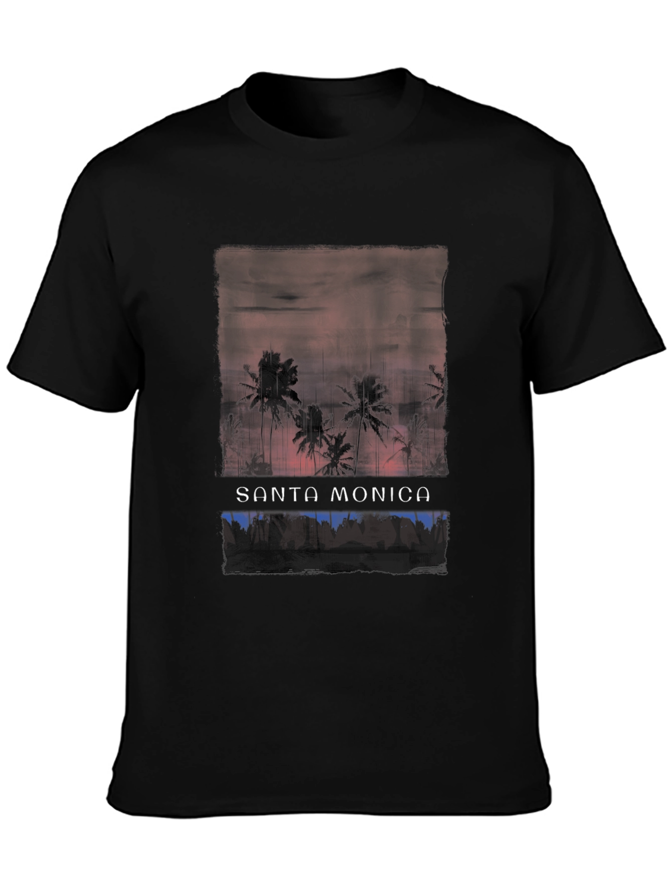 Santa Monica Palm Tree Graphic Tee