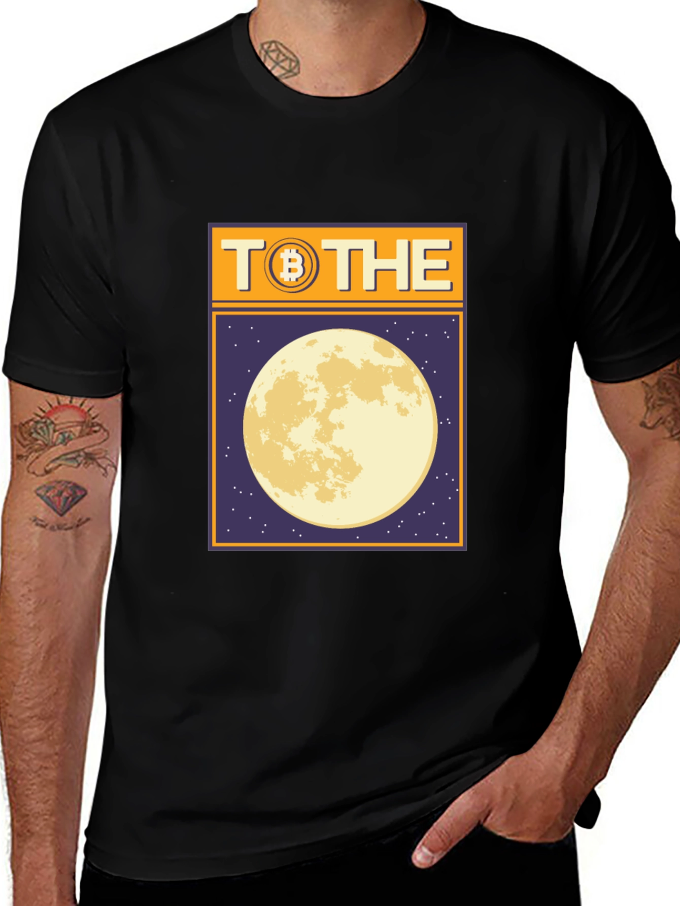 Bitcoin to the Moon T-Shirt