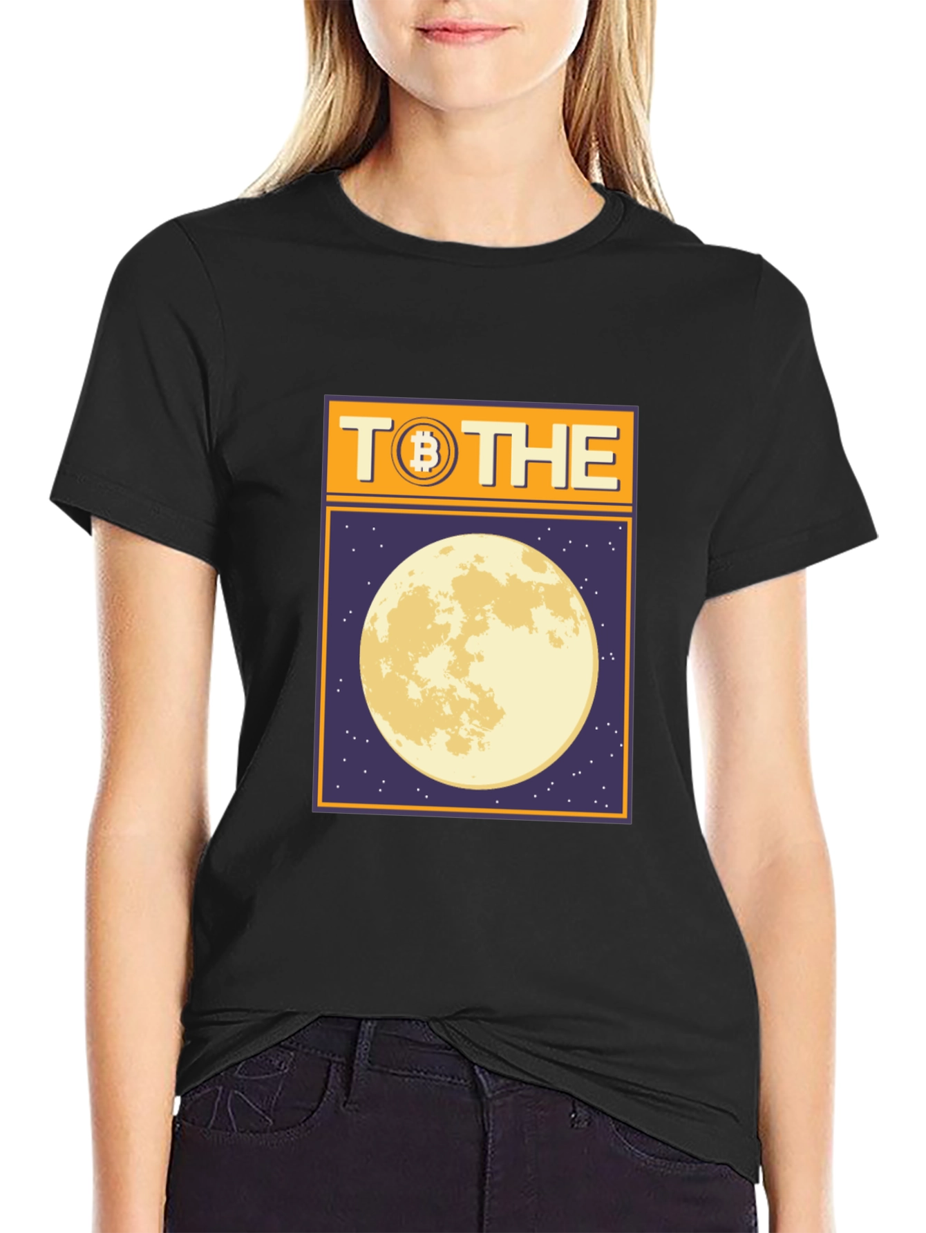 Bitcoin to the Moon T-Shirt