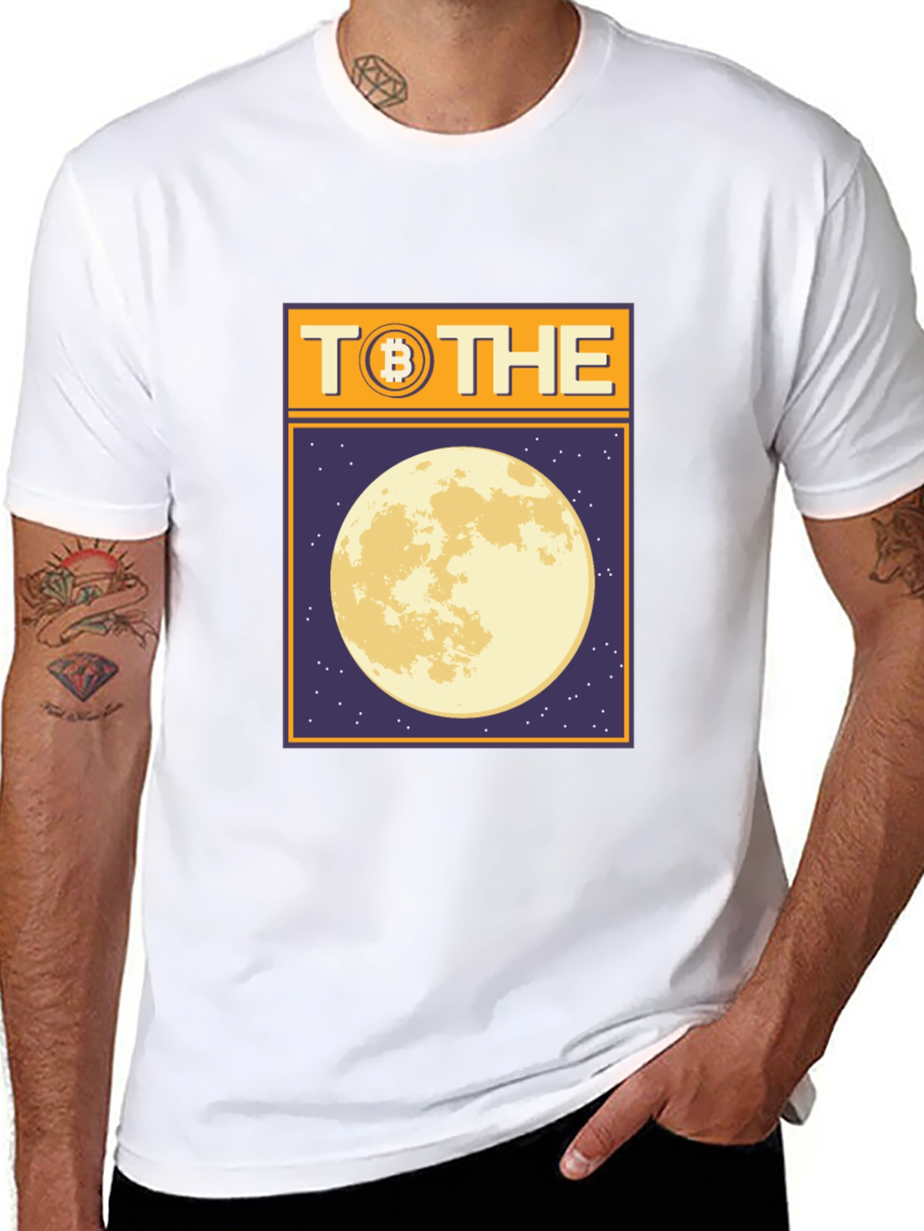 Bitcoin to the Moon T-Shirt