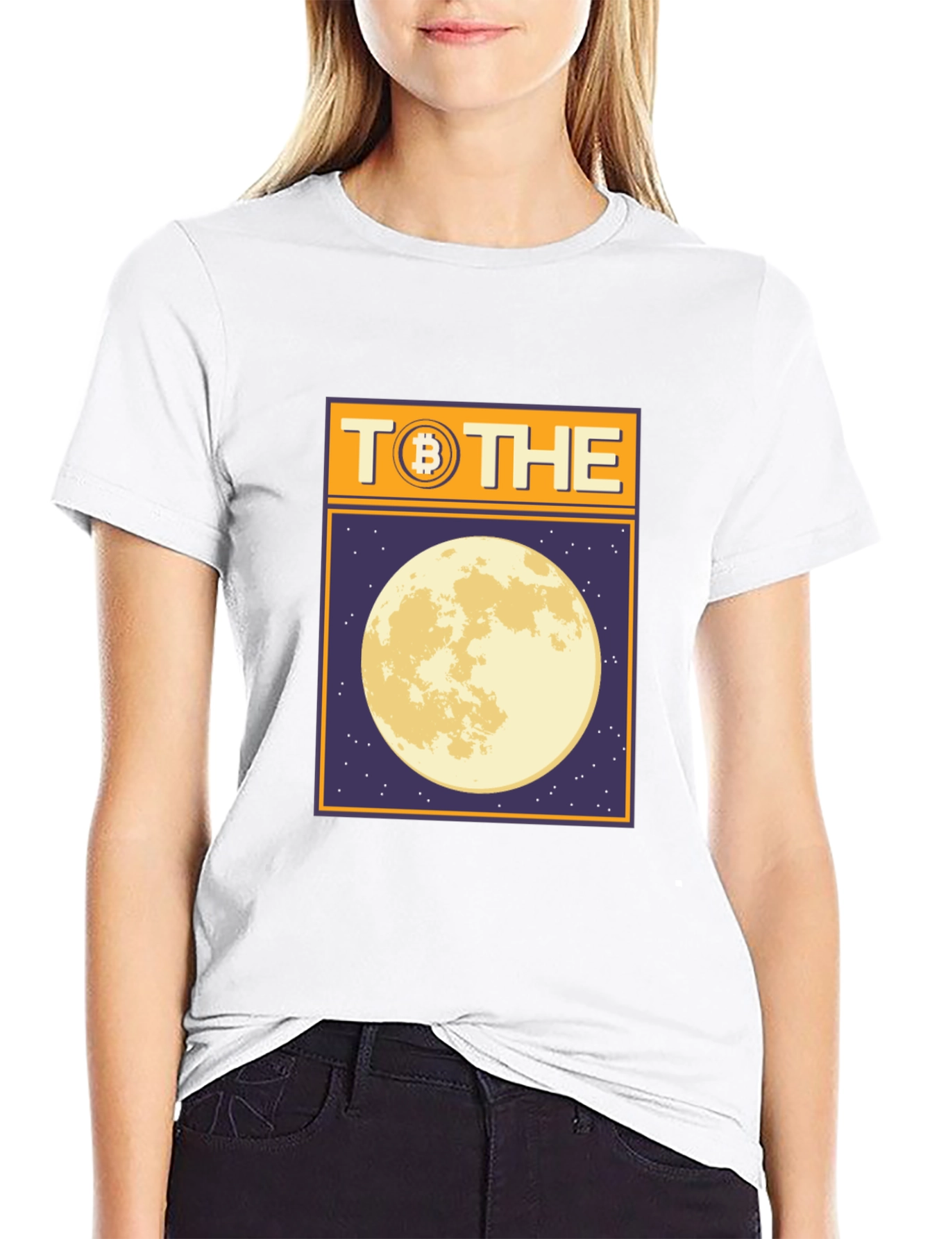 Bitcoin to the Moon T-Shirt