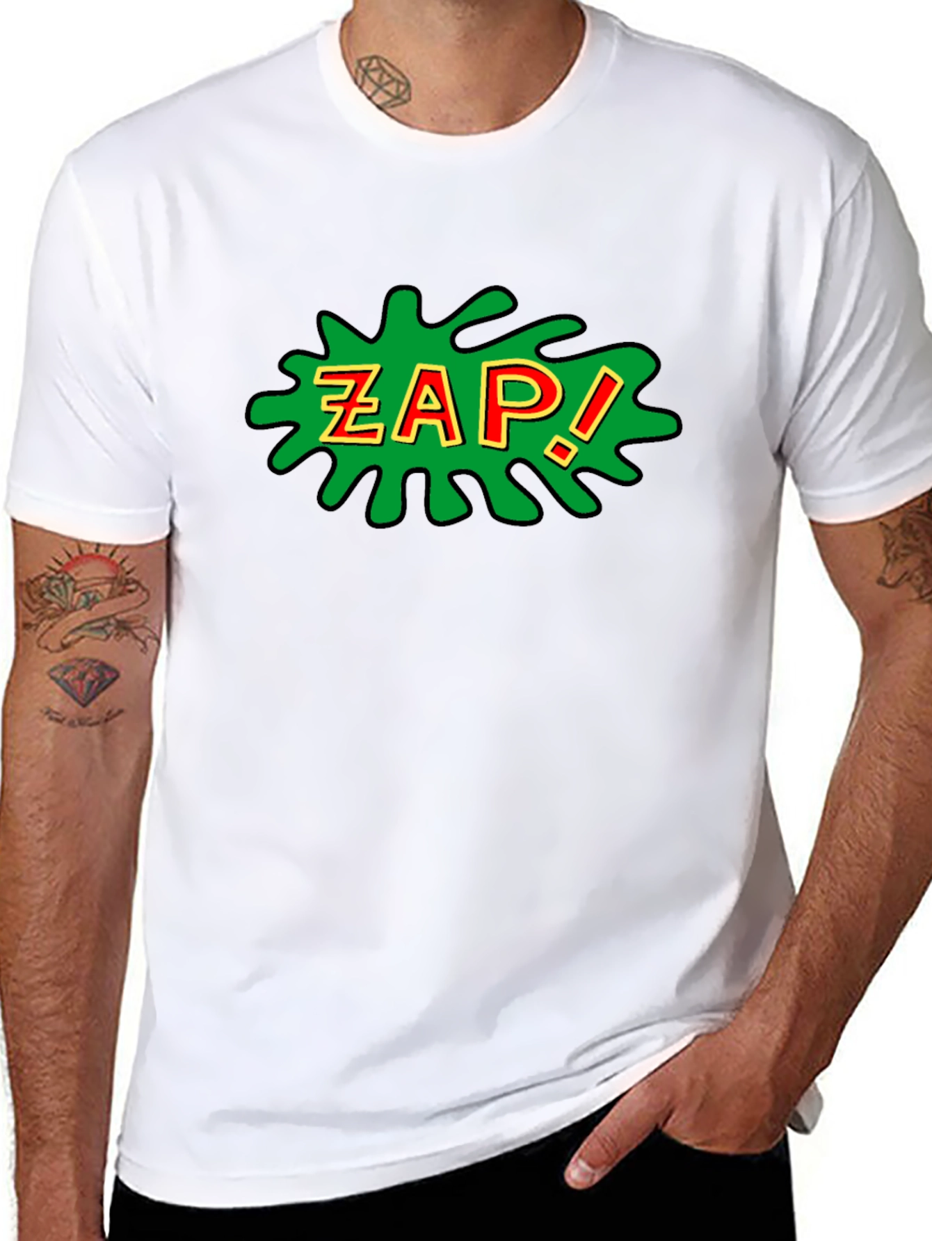 ZAP! Graphic Tee - Comic Book Style T-Shirt