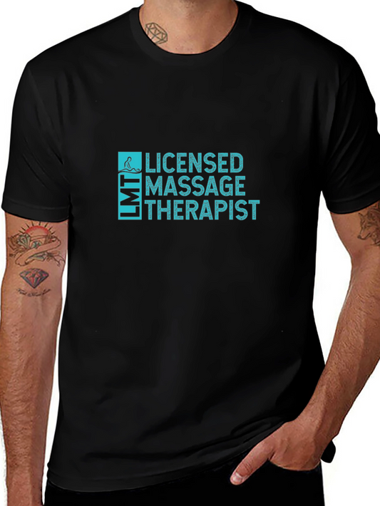 Licensed Massage Therapist Black T-Shirt