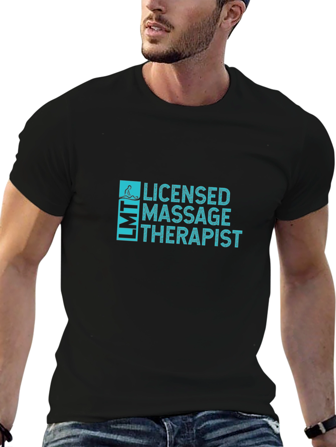 Licensed Massage Therapist Black T-Shirt