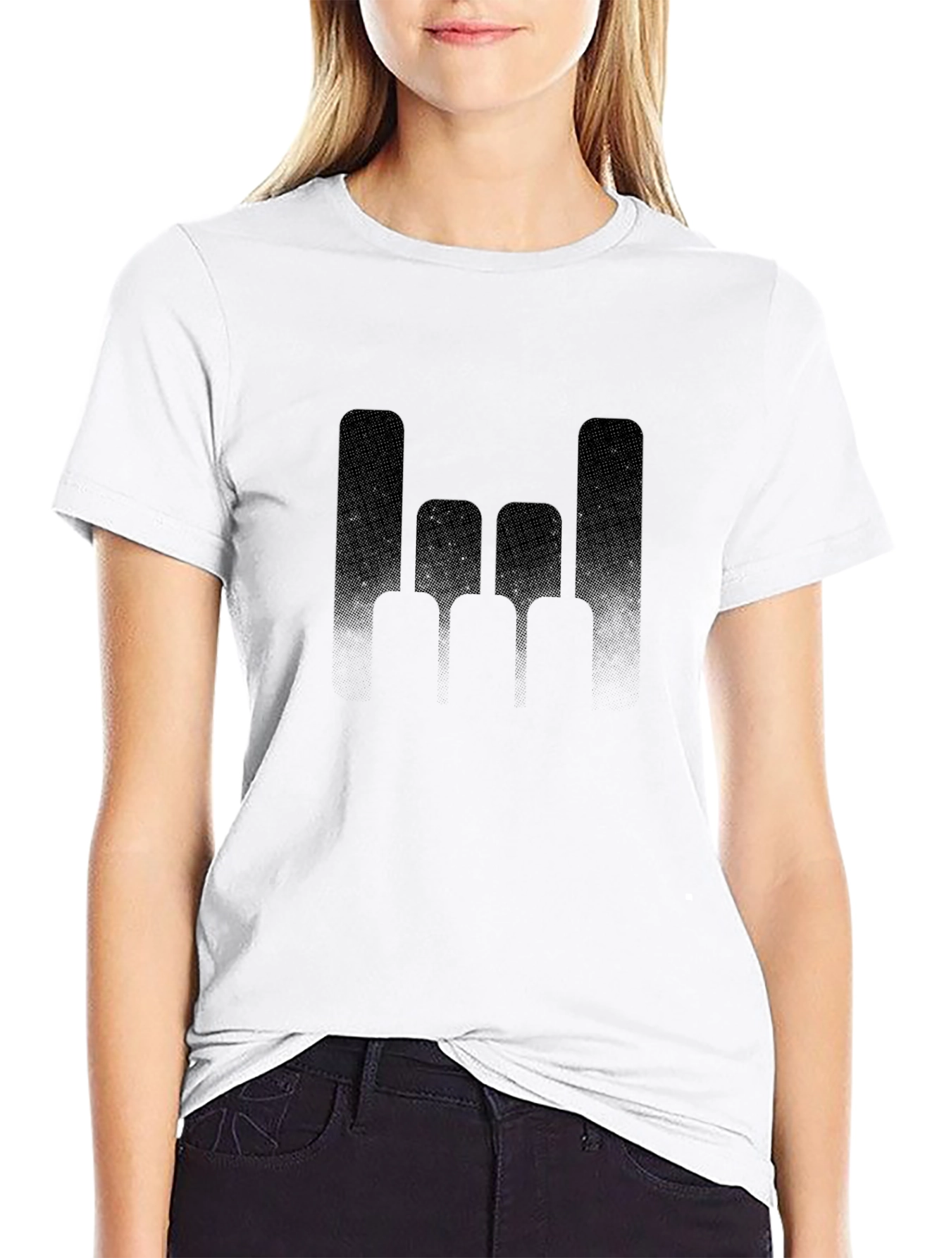 Stylish Black Graphic Tee