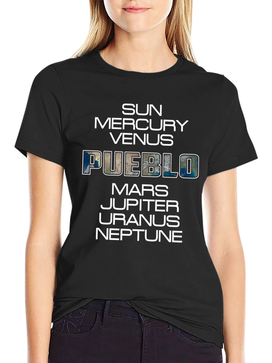 Pueblo Planets Graphic T-Shirt - Unique Space Design