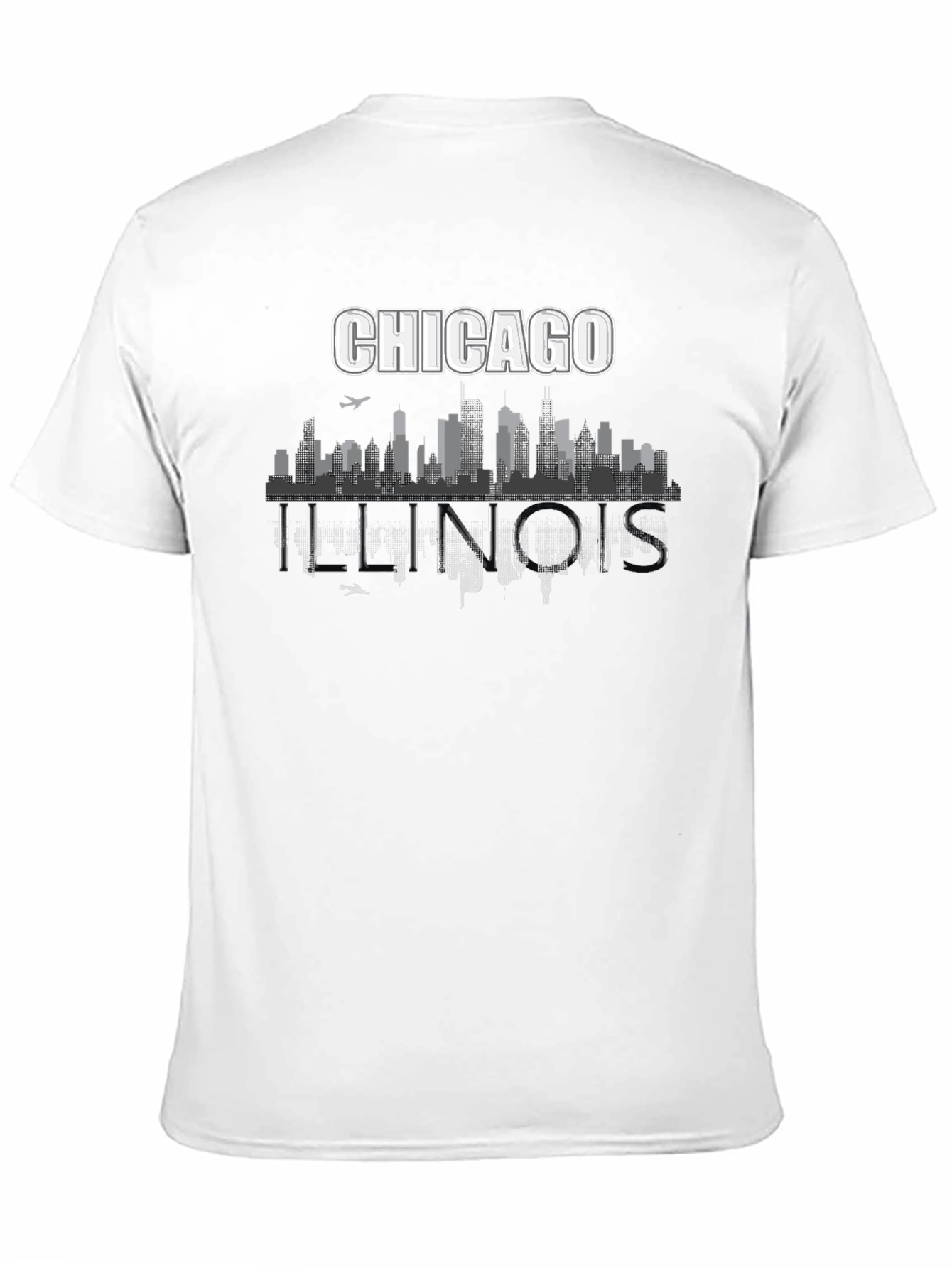 Chicago Illinois Skyline Graphic T-Shirt
