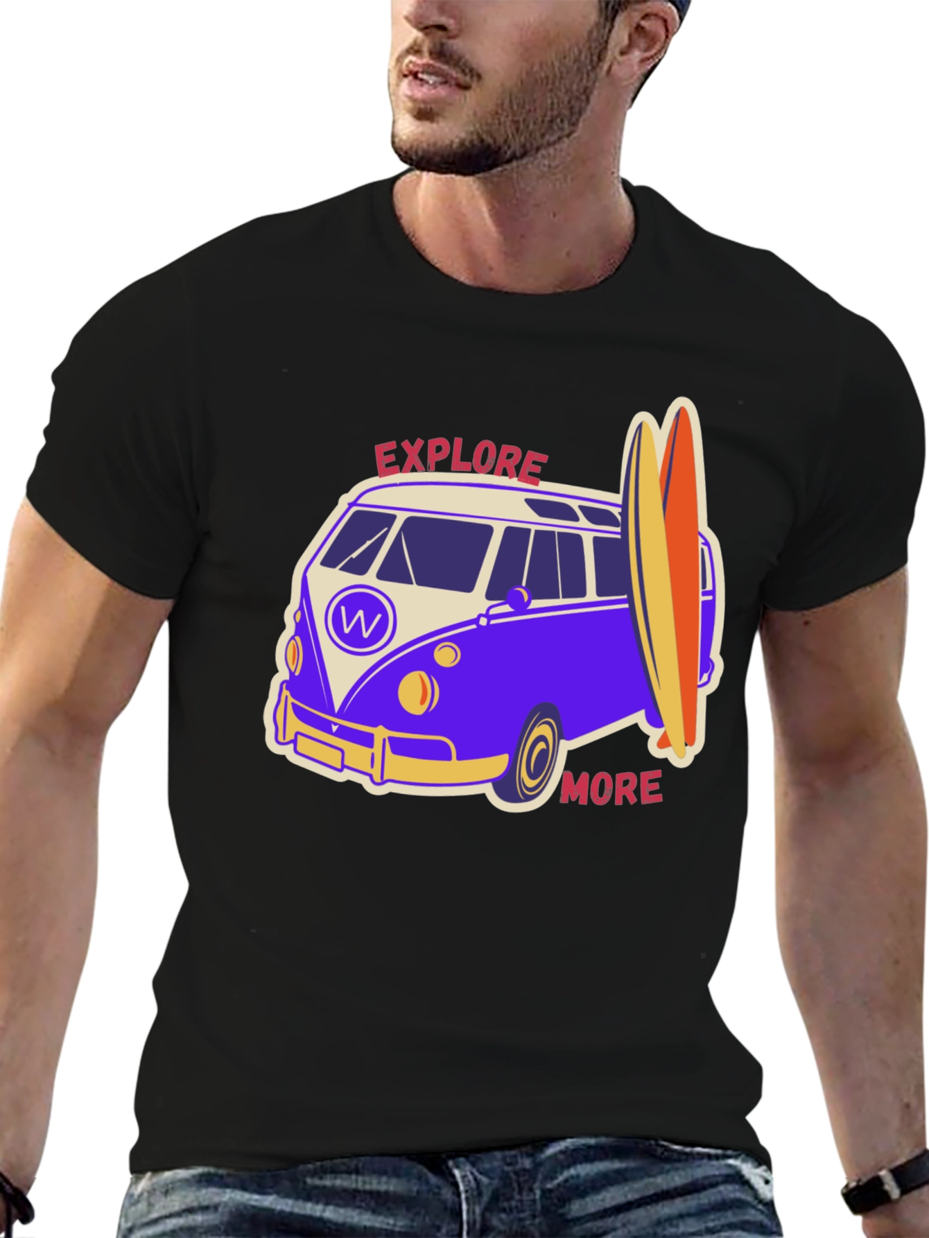 Explore More Surf Van Graphic Tee