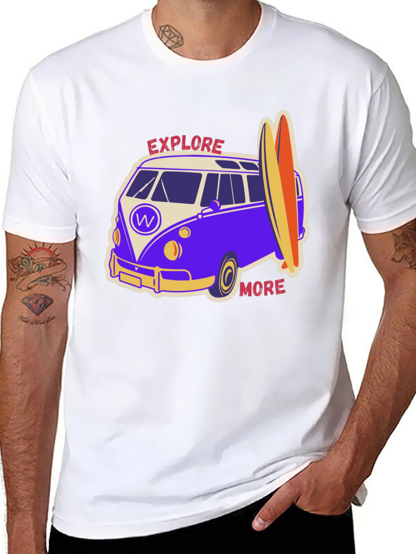 Explore More Surf Van Graphic Tee
