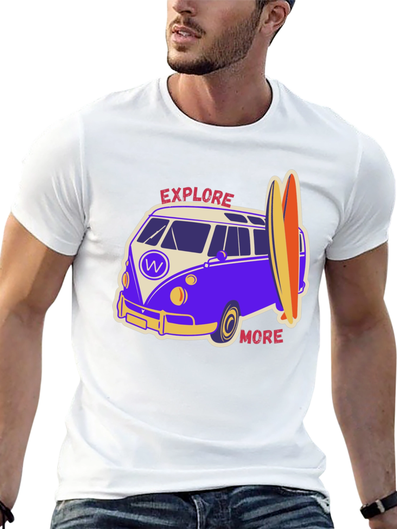 Explore More Surf Van Graphic Tee
