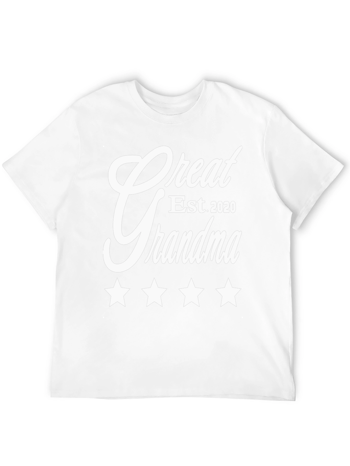 Great Grandma Est. 2020 Black T-Shirt