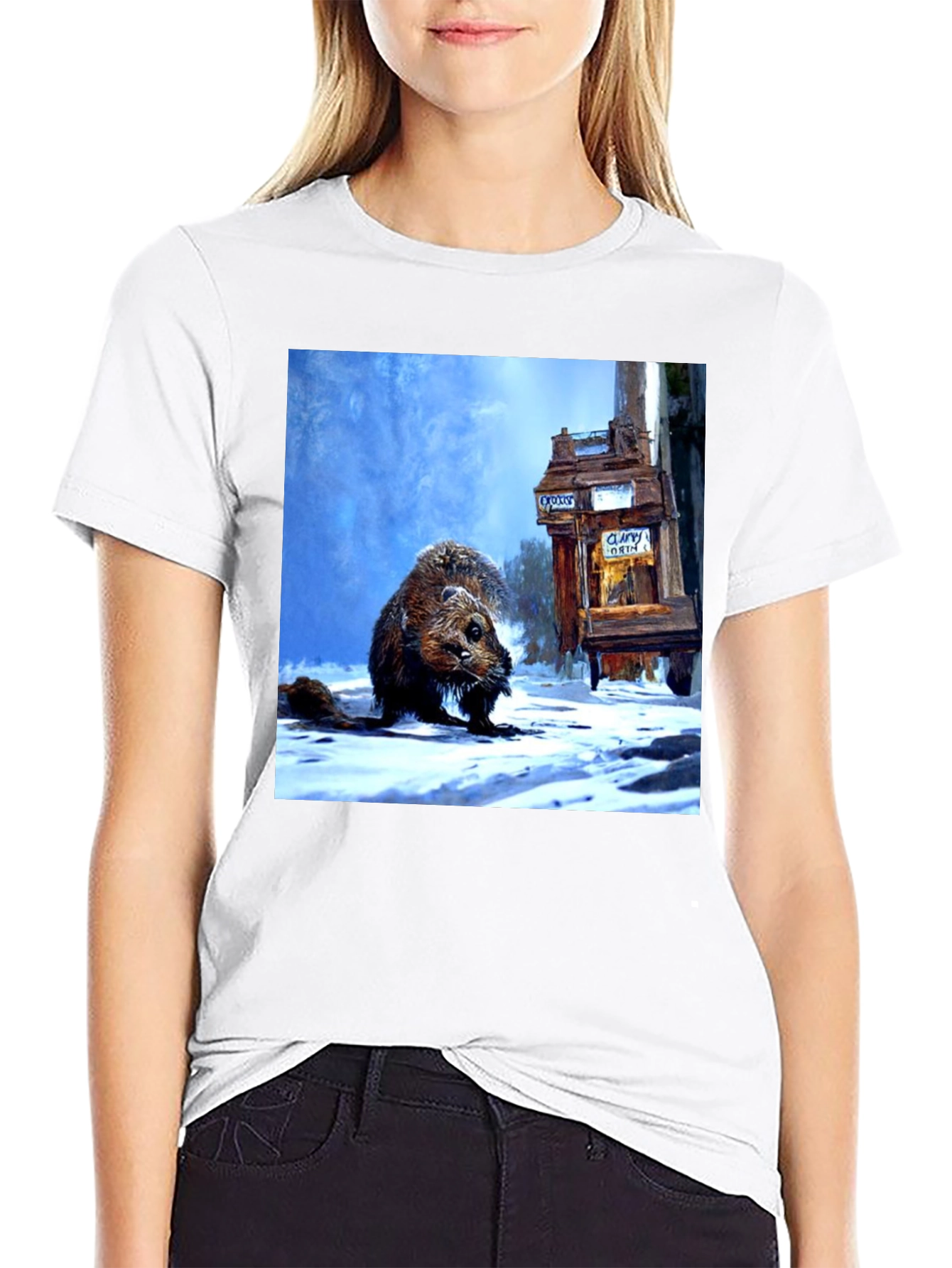 Groundhog Winter T-Shirt
