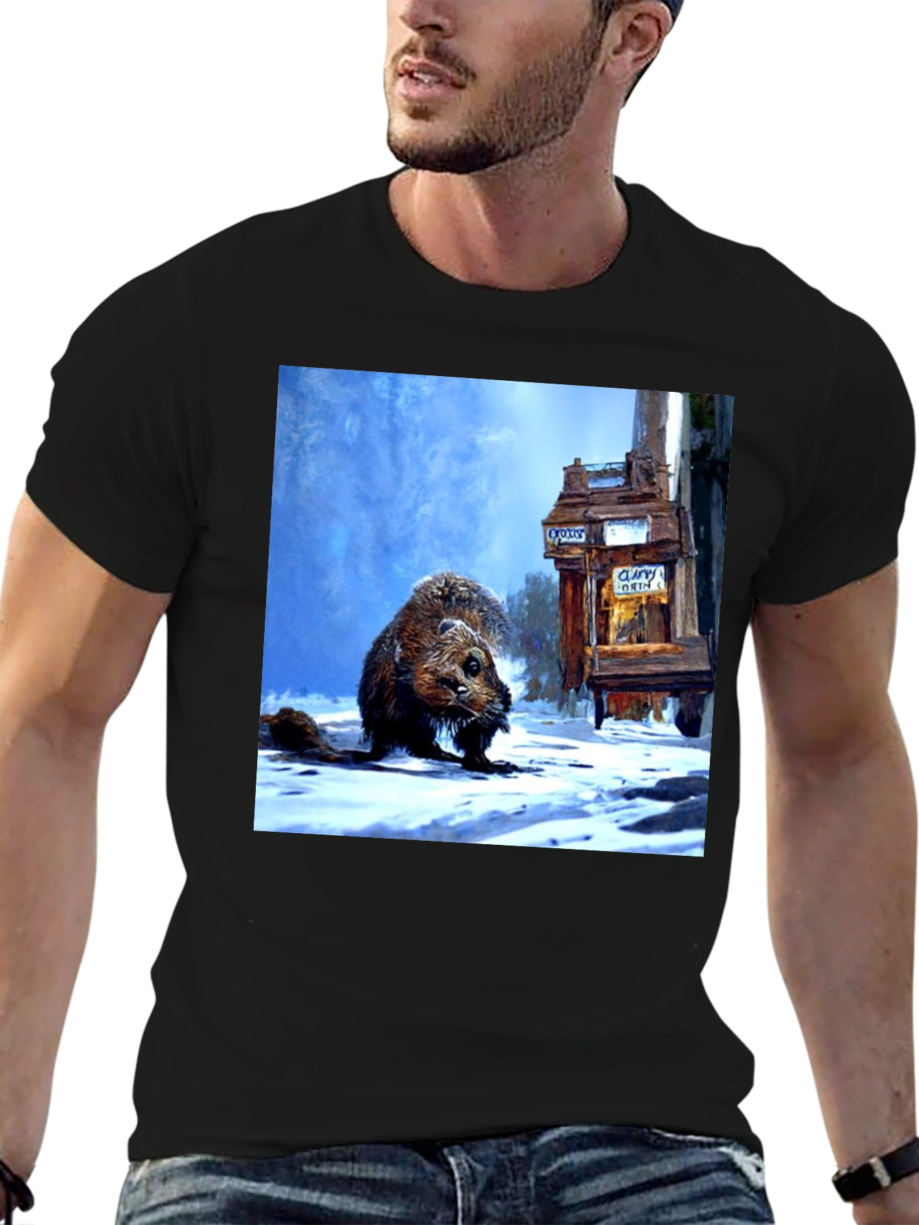 Groundhog Winter T-Shirt