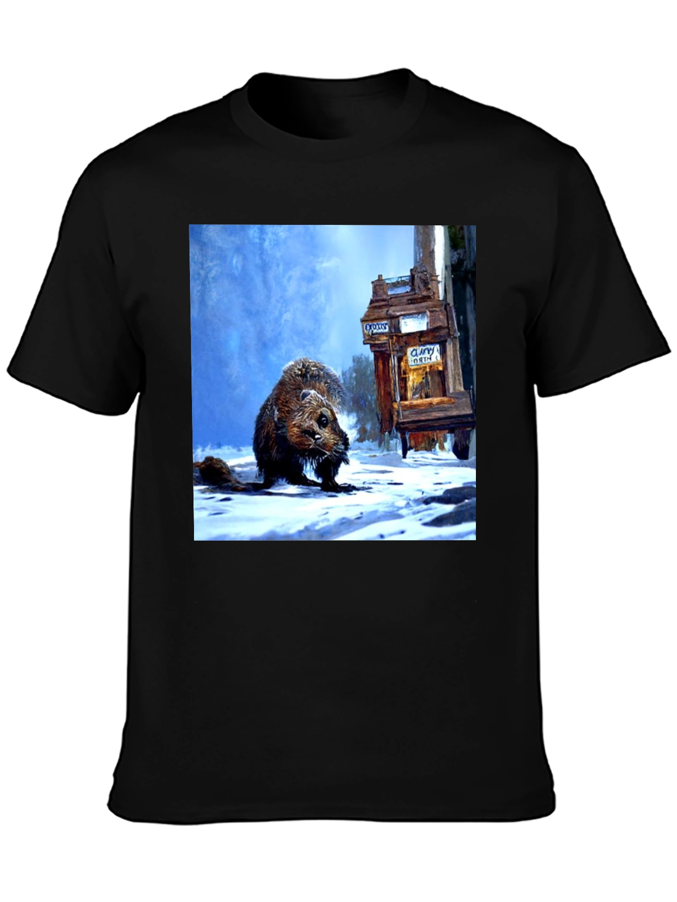 Groundhog Winter T-Shirt