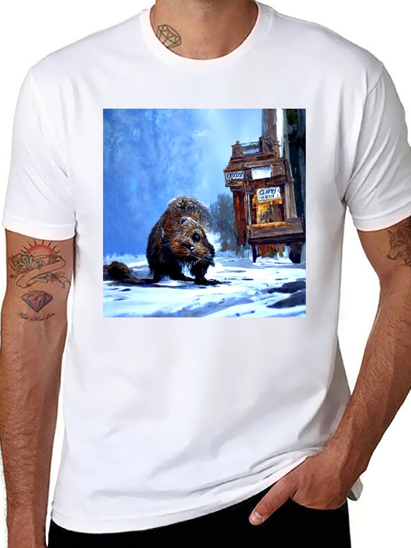 Groundhog Winter T-Shirt
