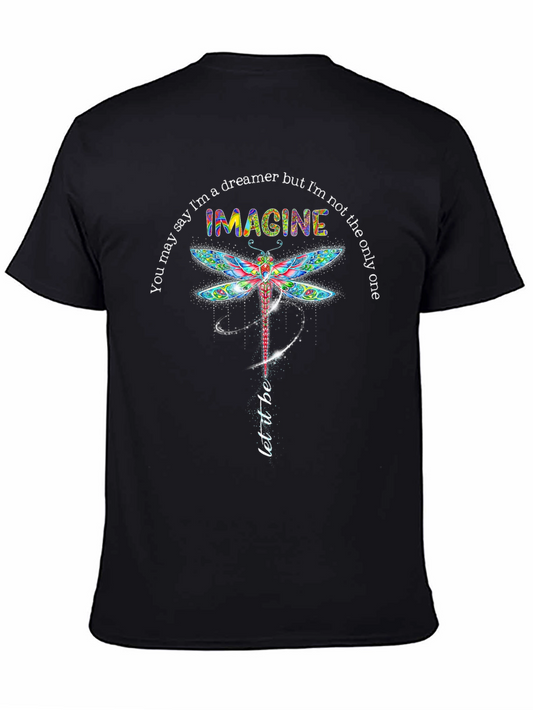 Imagine Dragonfly Graphic Tee - Let it Be