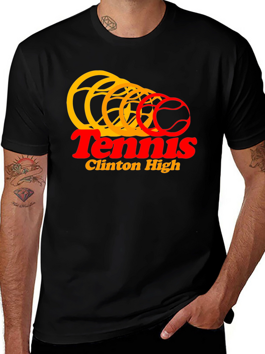 Tennis Clinton High Graphic T-Shirt
