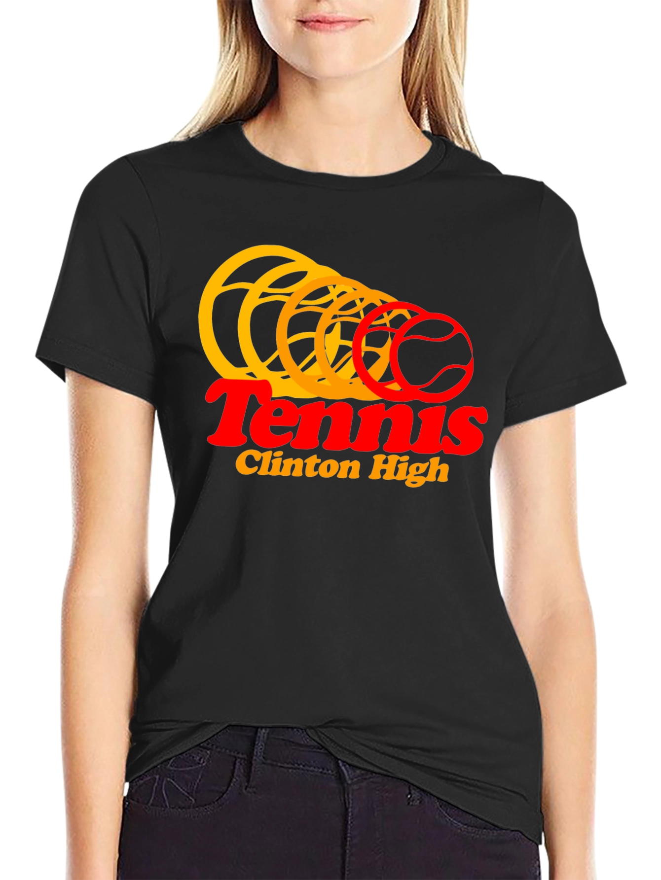 Tennis Clinton High Graphic T-Shirt
