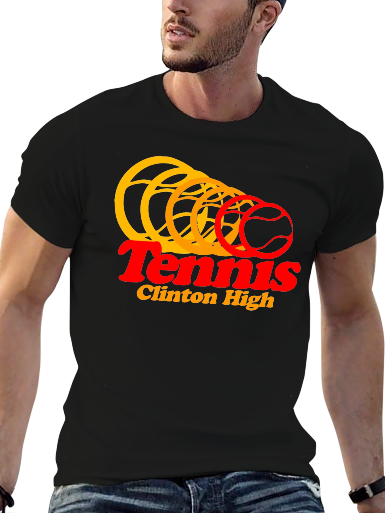 Tennis Clinton High Graphic T-Shirt