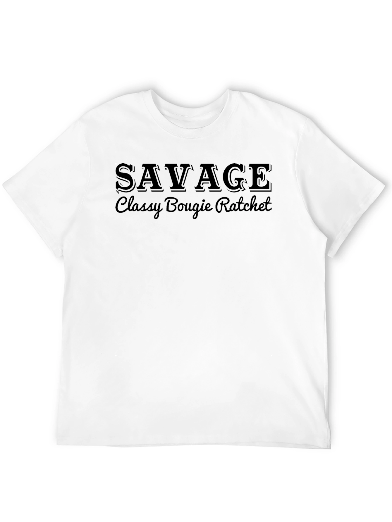Savage Classy Bougie Ratchet Black Tee