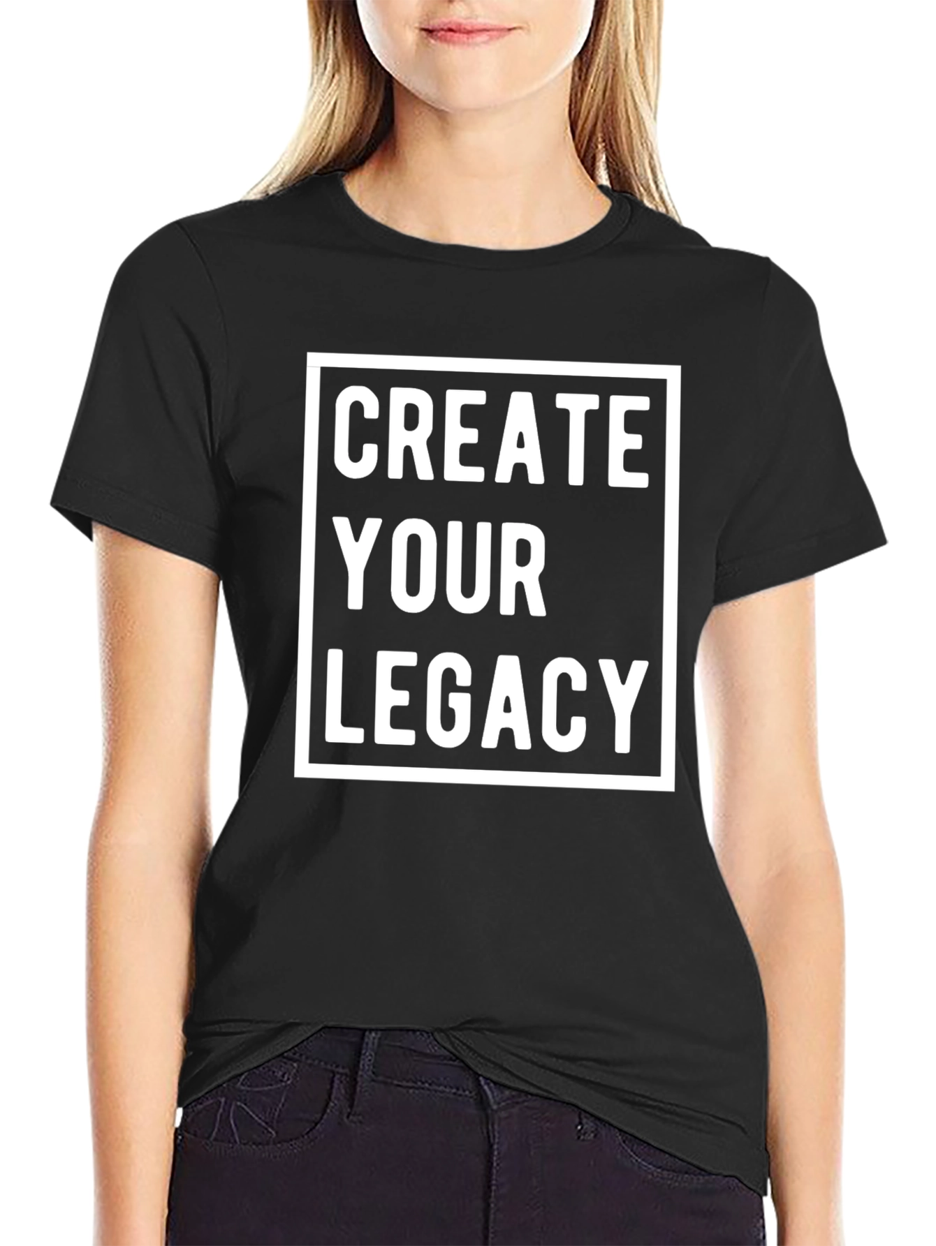 Create Your Legacy Graphic Tee - Bold Statement Shirt