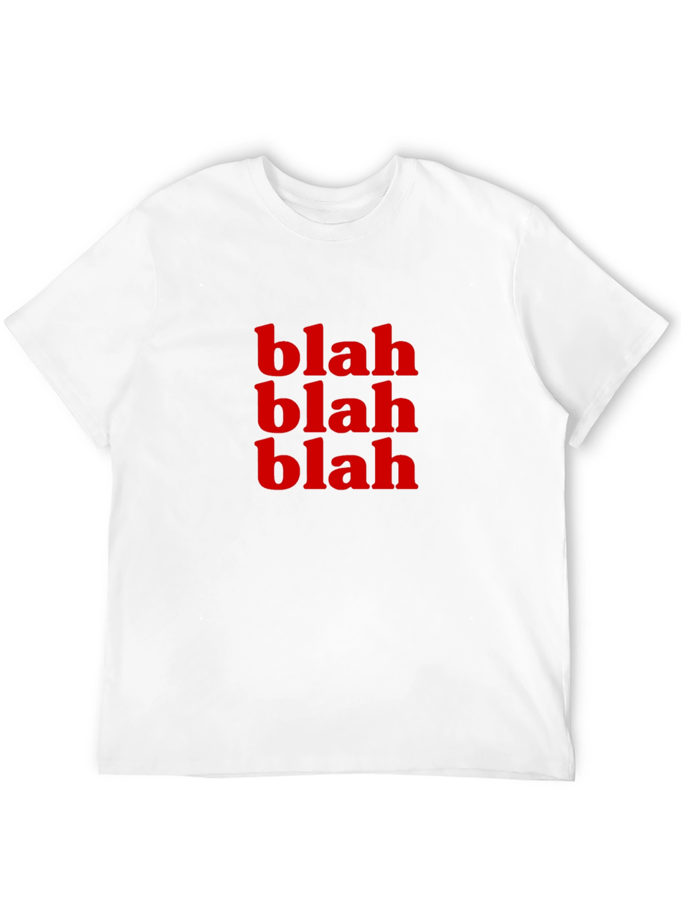 Blah Graphic Tee - Mens Black T-Shirt