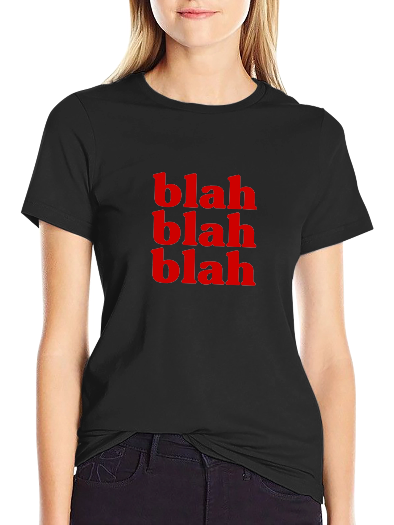 Blah Graphic Tee - Mens Black T-Shirt