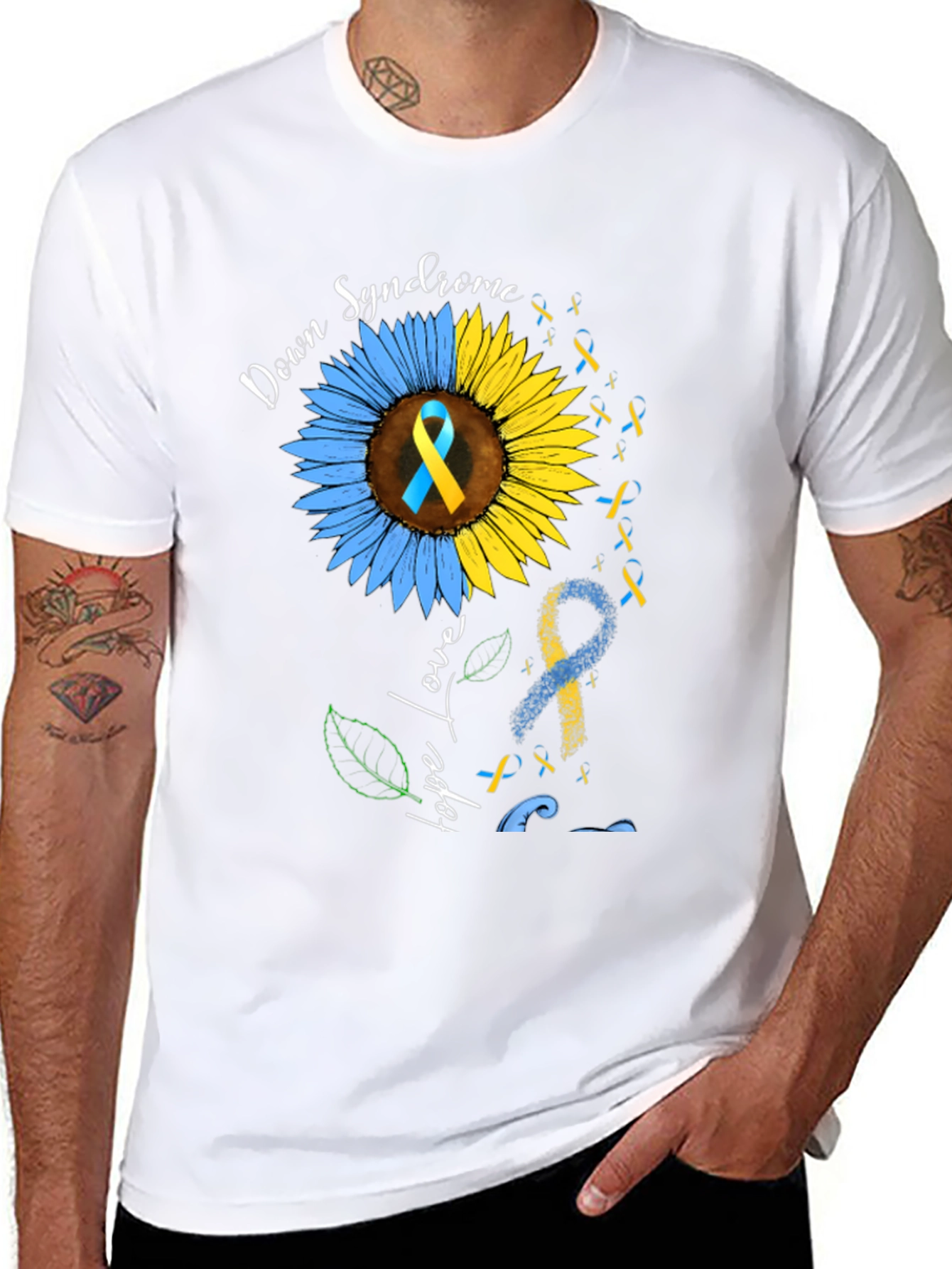 Down Syndrome Awareness Sunflower T-Shirt