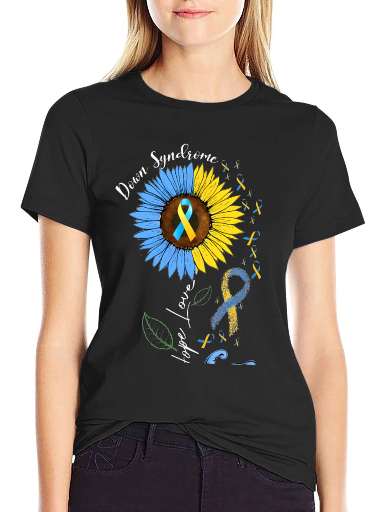 Down Syndrome Awareness Sunflower T-Shirt
