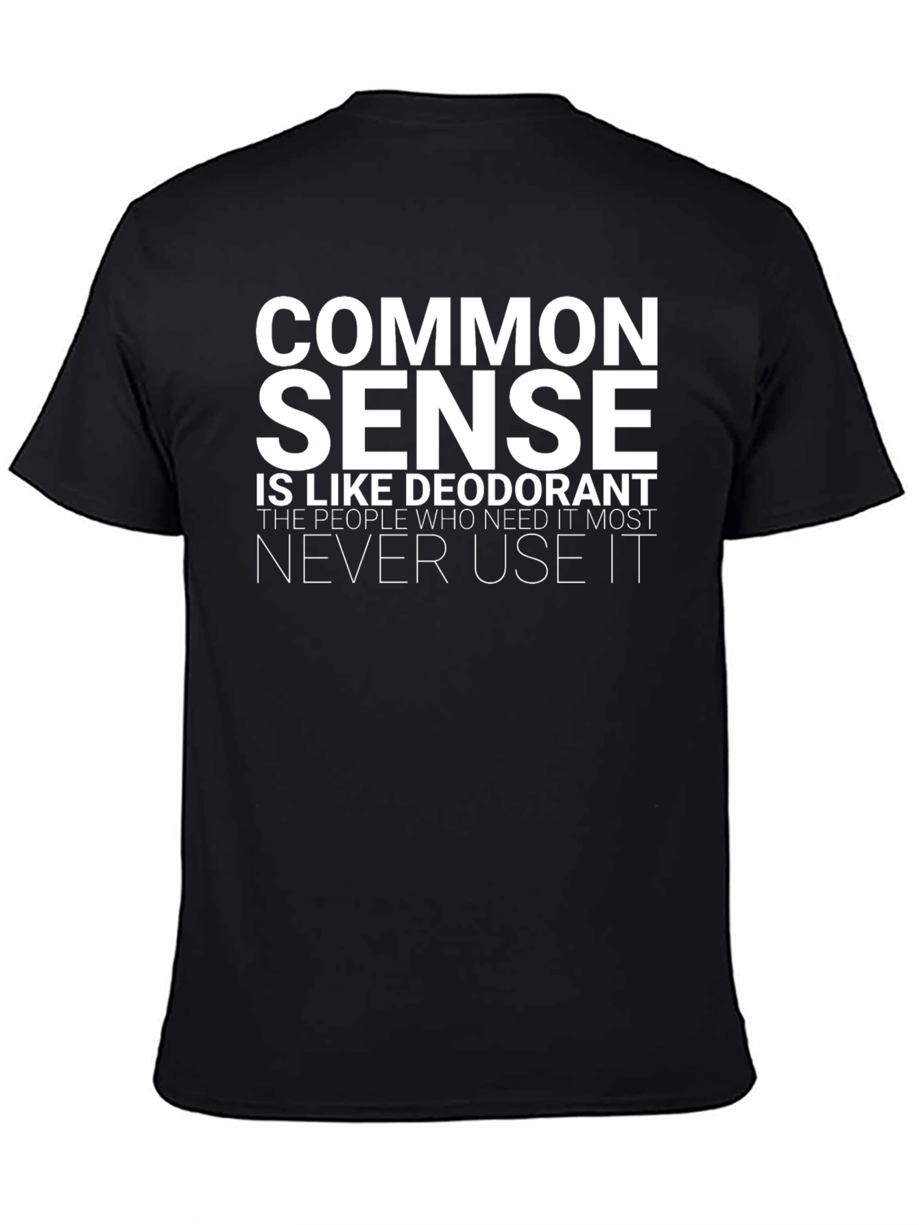 Common Sense Deodorant Graphic T-Shirt